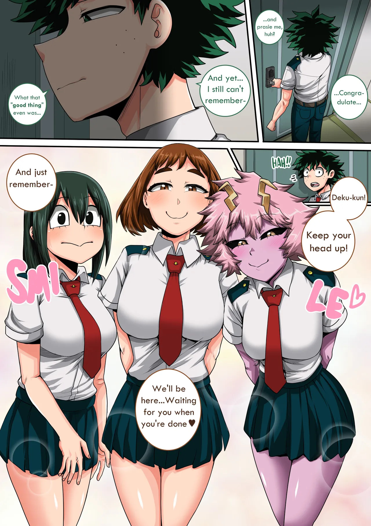 My Harem Academia Chapter 8 Part 3 Breaking into a broken heart - Page 111