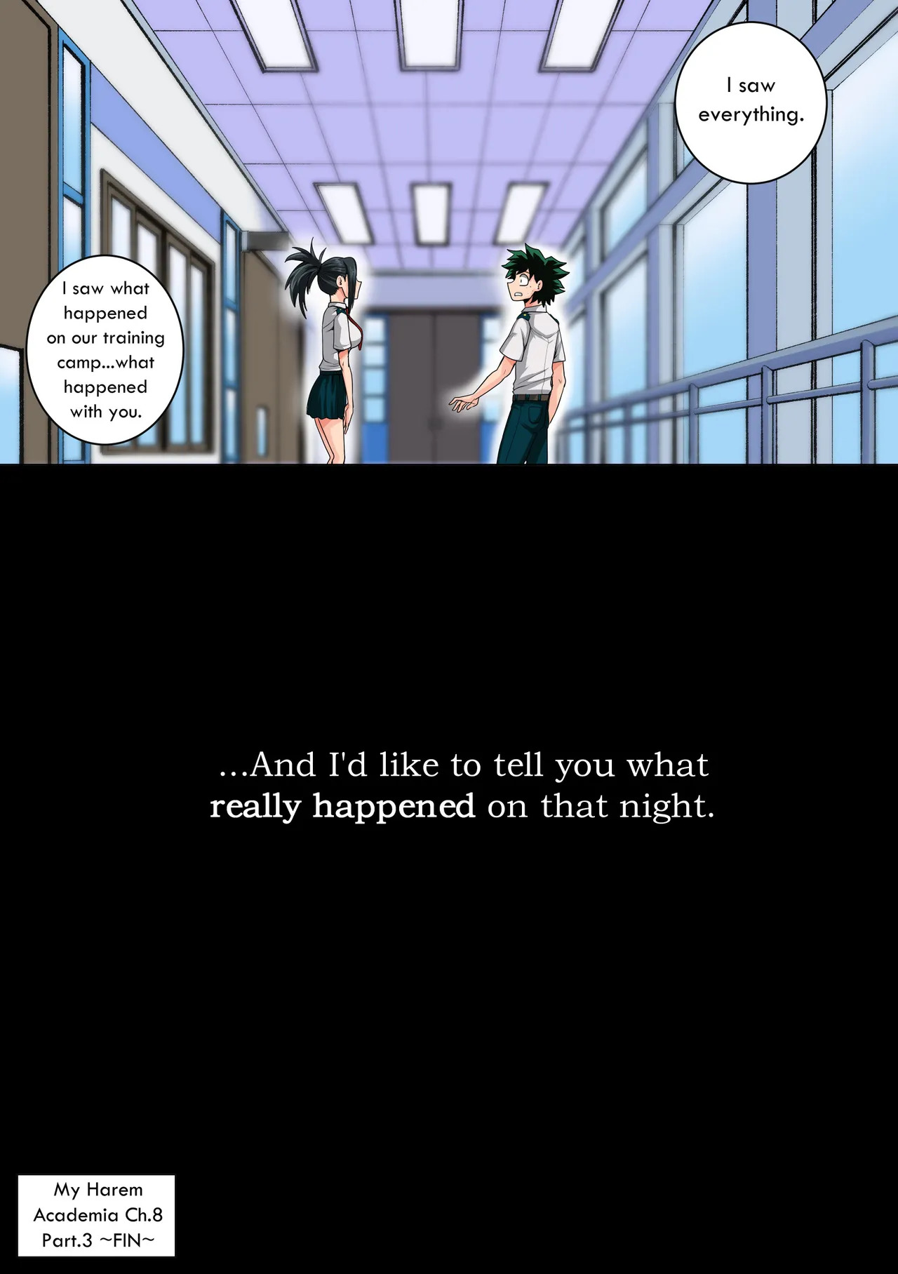 My Harem Academia Chapter 8 Part 3 Breaking into a broken heart - Page 123