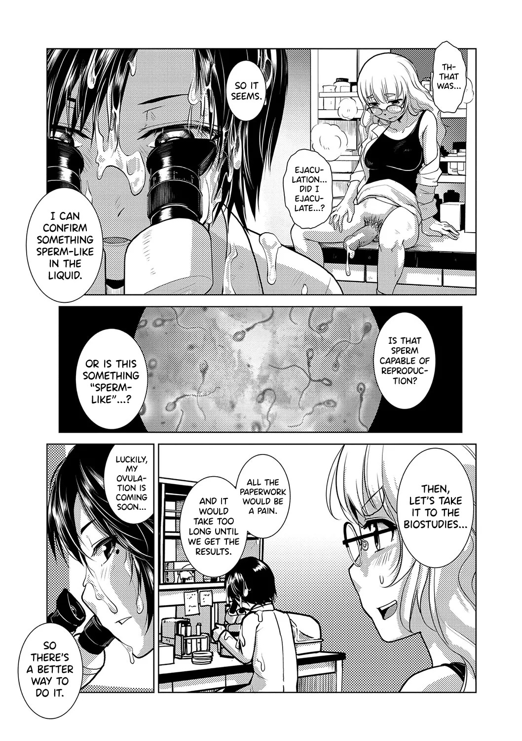 [Kamotama] Houkago Futanari Nakadashi Nikki + Haishin Tokuten Message Paper, Hyoushi Ura Hyoushi Genga [English] [biribiri] [Digital] - Page 179