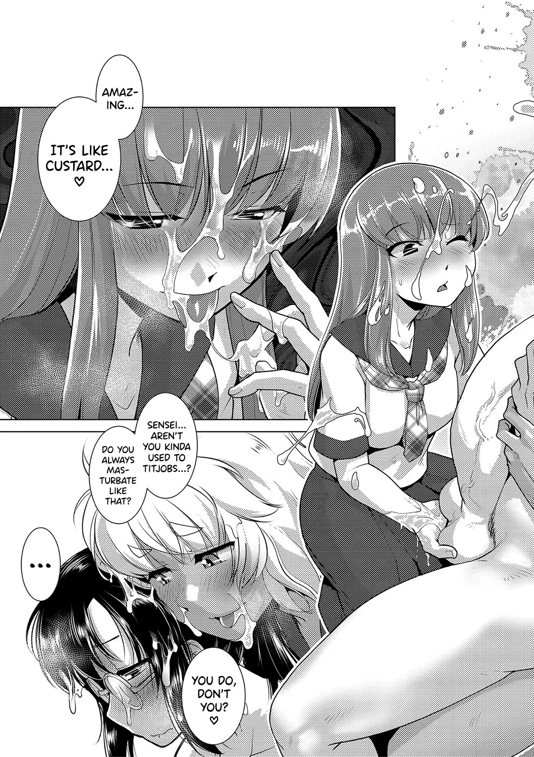 [Kamotama] Houkago Futanari Nakadashi Nikki + Haishin Tokuten Message Paper, Hyoushi Ura Hyoushi Genga [English] [biribiri] [Digital] - Page 71