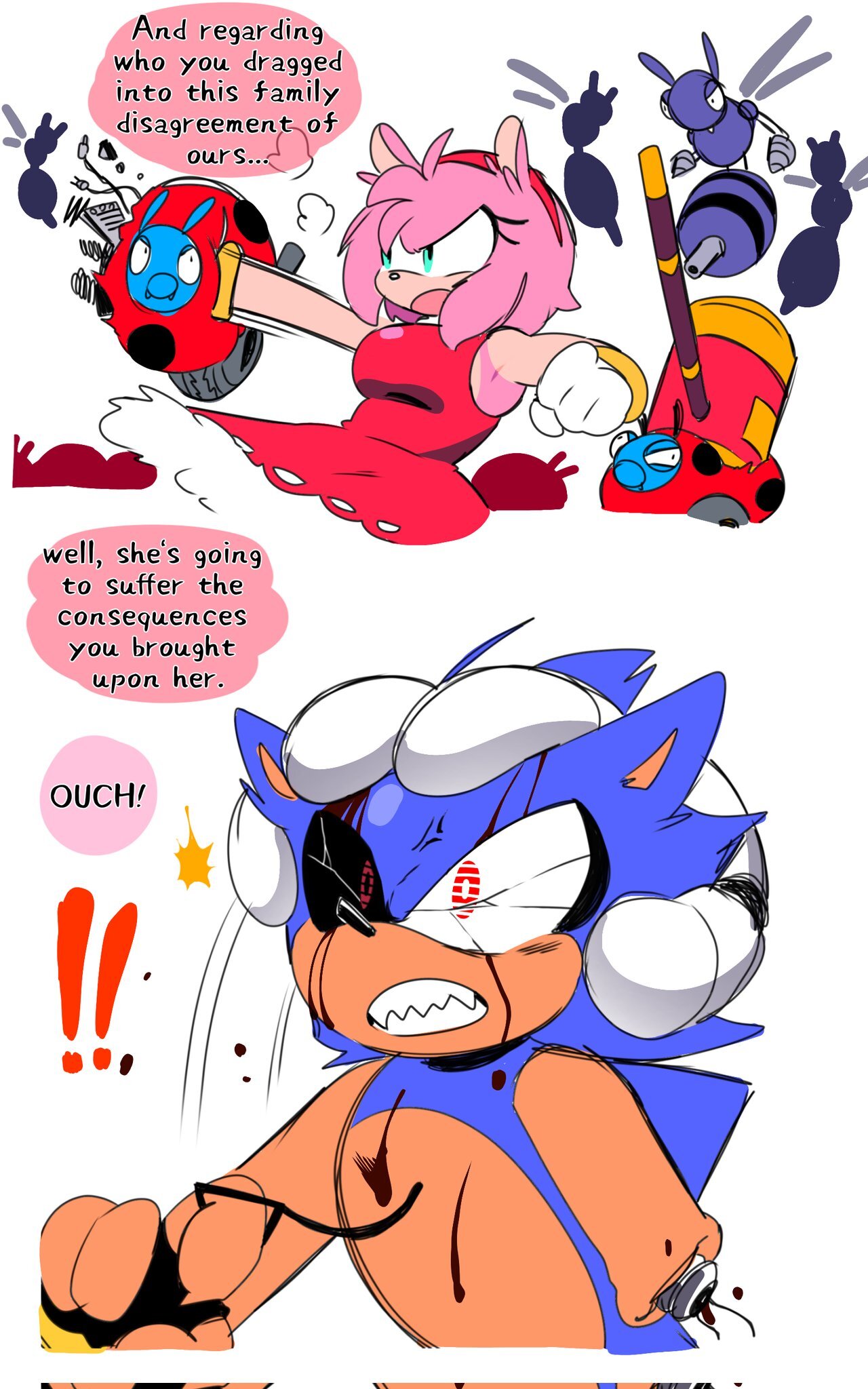 [QuaverDraws (QuaverNSFW)] Metamy (Metal Sonic x Amy Rose) - Page 13