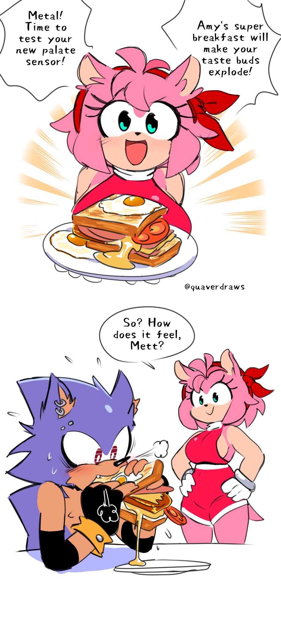 [QuaverDraws (QuaverNSFW)] Metamy (Metal Sonic x Amy Rose) - Page 17