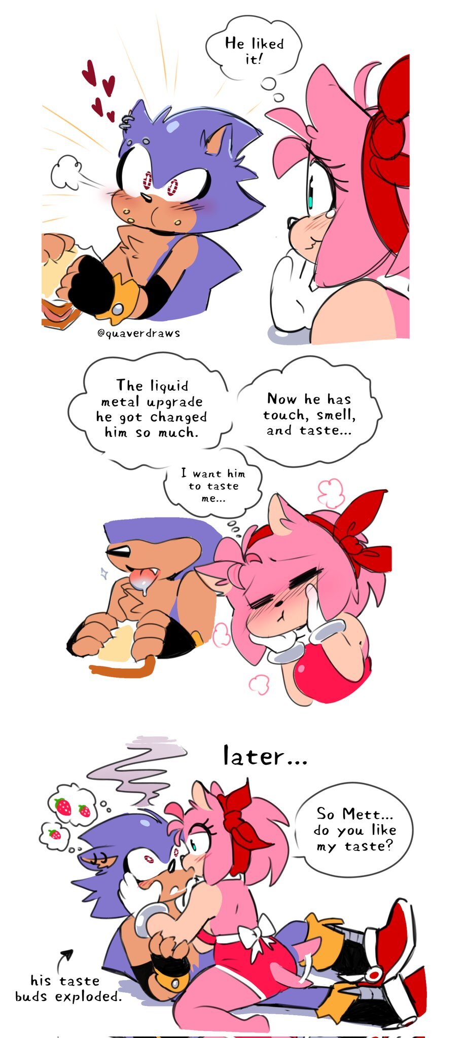 [QuaverDraws (QuaverNSFW)] Metamy (Metal Sonic x Amy Rose) - Page 18