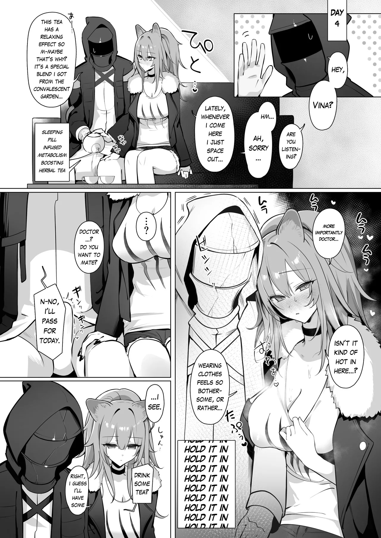 [Neko no Youchuu Kansatsukai (Neko no Youchuu)] Shishi no Neru Aida ni... | While the lion sleeps... (Arknights) [English] [RagsSgar_Translations] [Decensored] [Digital] - Page 17