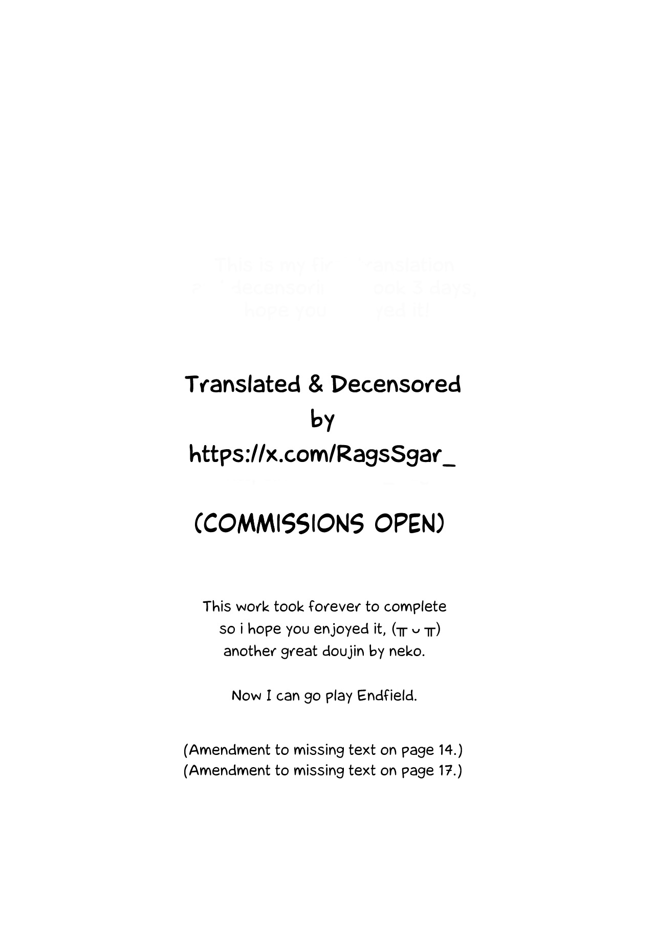 [Neko no Youchuu Kansatsukai (Neko no Youchuu)] Shishi no Neru Aida ni... | While the lion sleeps... (Arknights) [English] [RagsSgar_Translations] [Decensored] [Digital] - Page 43