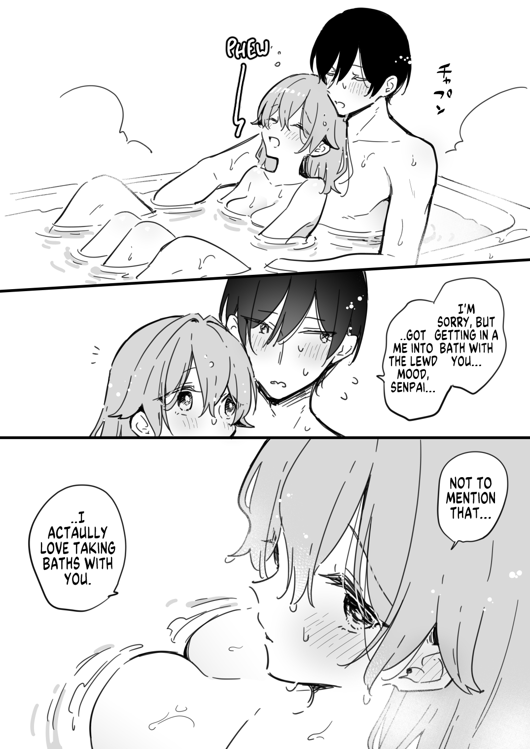 [Asazuki Norito] Ryou kun to Senpai - Issho ni Ofuro ni Hairitai Senpai | Ryo-kun and his Senpai - Senpai Wants to Take a Bath Together (Zenbu kimi no Sei) [English] [GTF] - Page 12