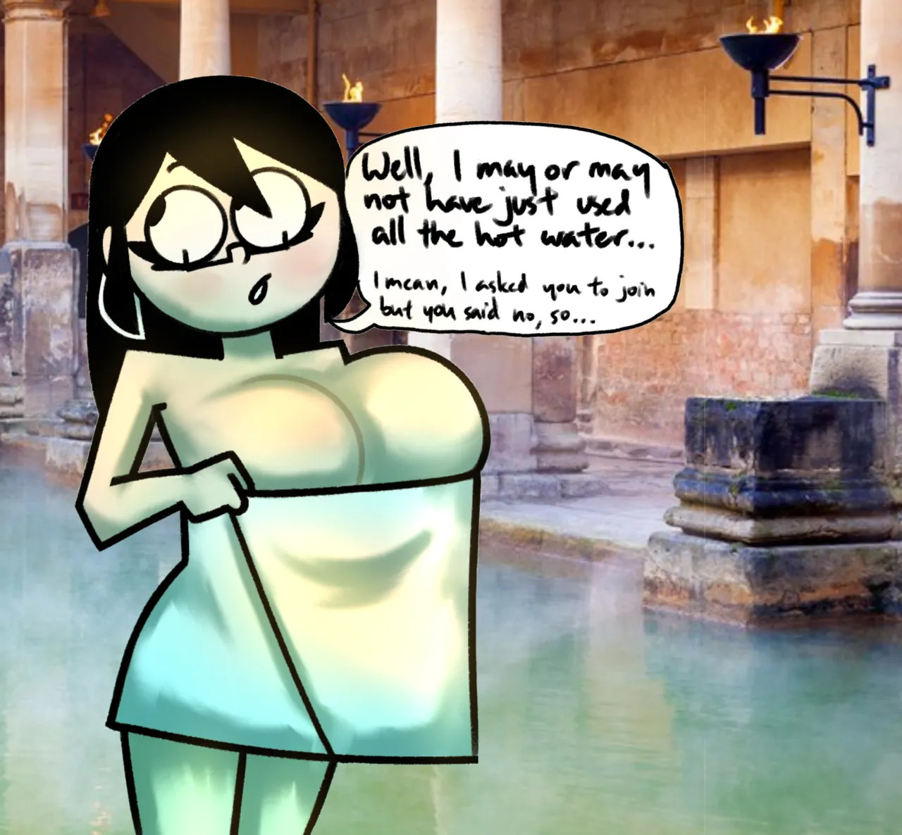 Colored and edited jinns sketches - Page 20