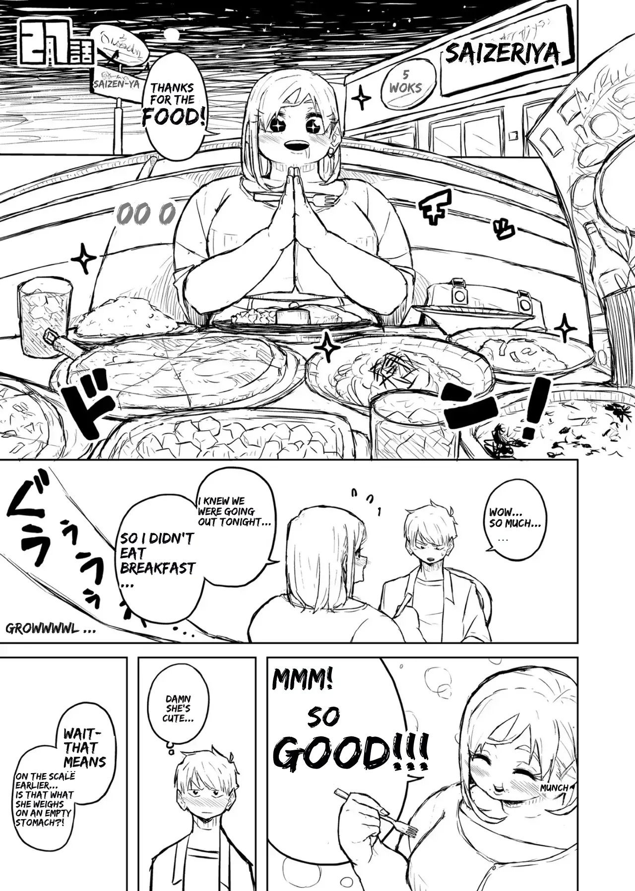 [Pocchari wa sekai o sukuu] Chubby Girlfriend [English Re-Write] - Page 105