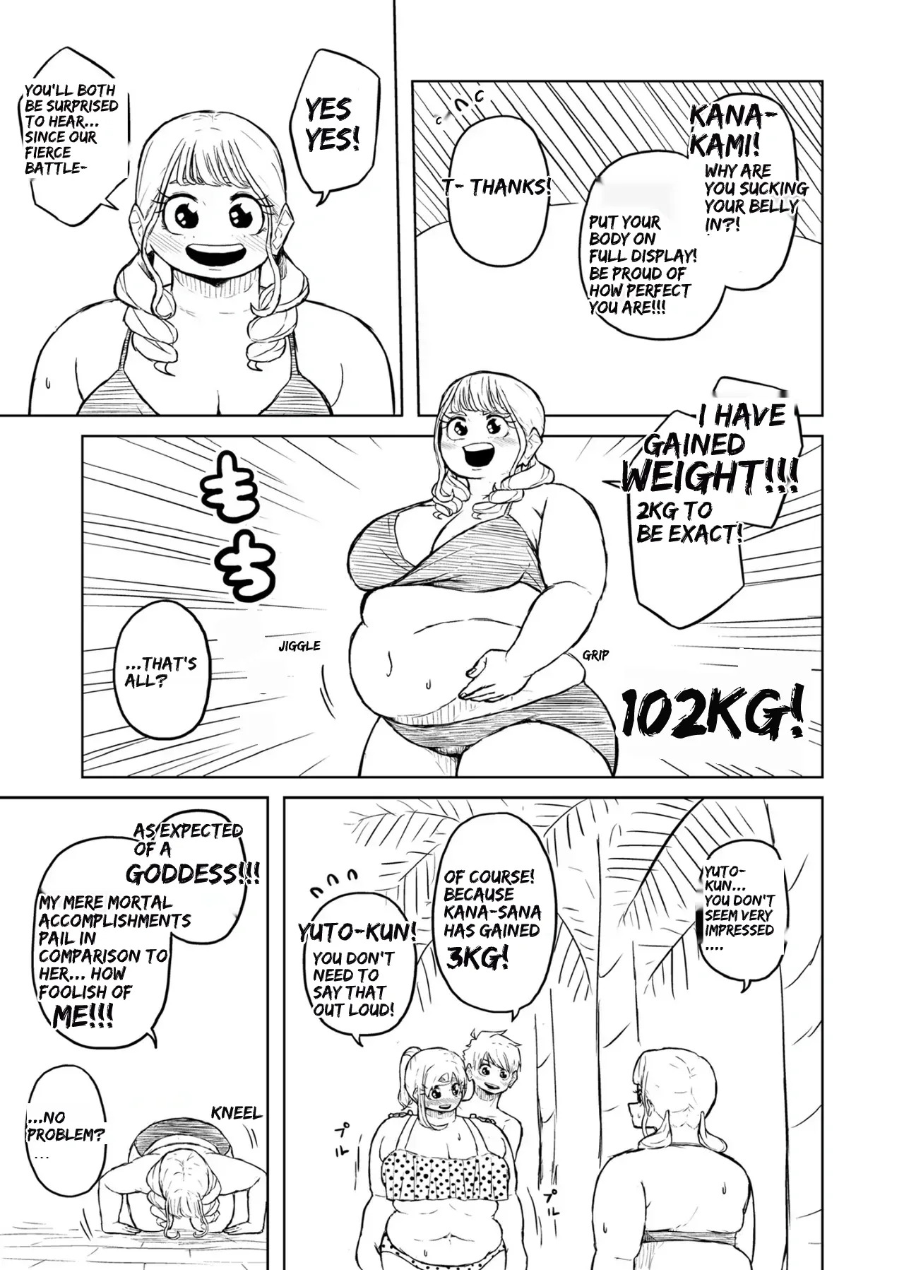 [Pocchari wa sekai o sukuu] Chubby Girlfriend [English Re-Write] - Page 131