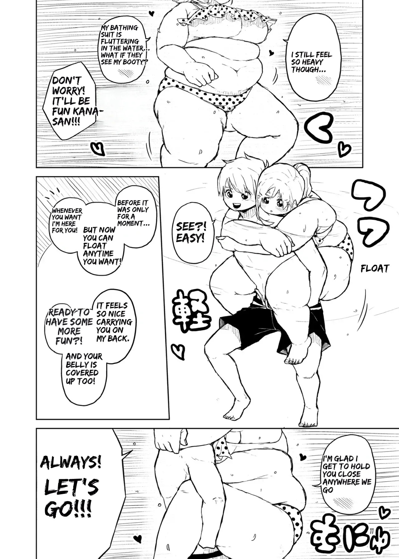 [Pocchari wa sekai o sukuu] Chubby Girlfriend [English Re-Write] - Page 134