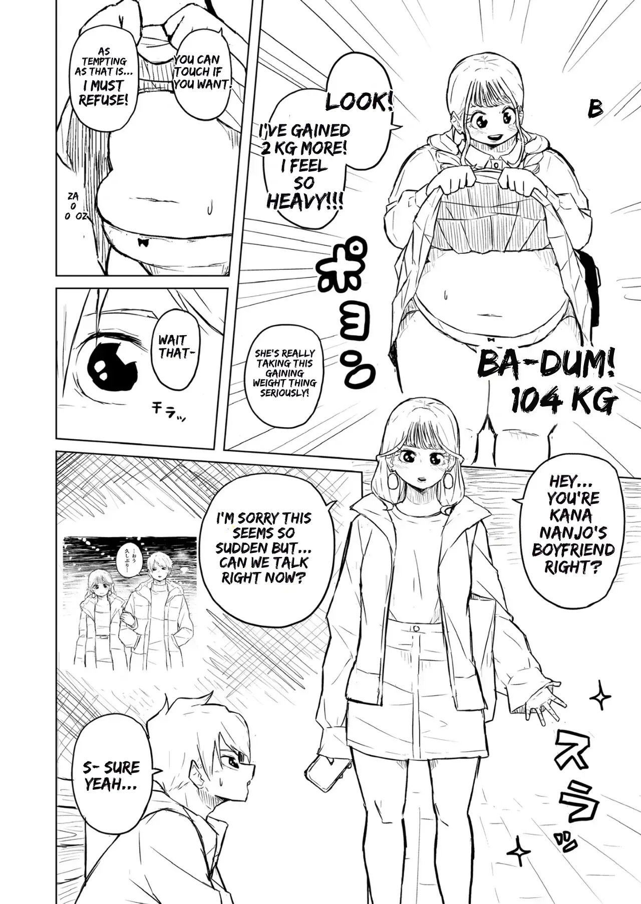 [Pocchari wa sekai o sukuu] Chubby Girlfriend [English Re-Write] - Page 186