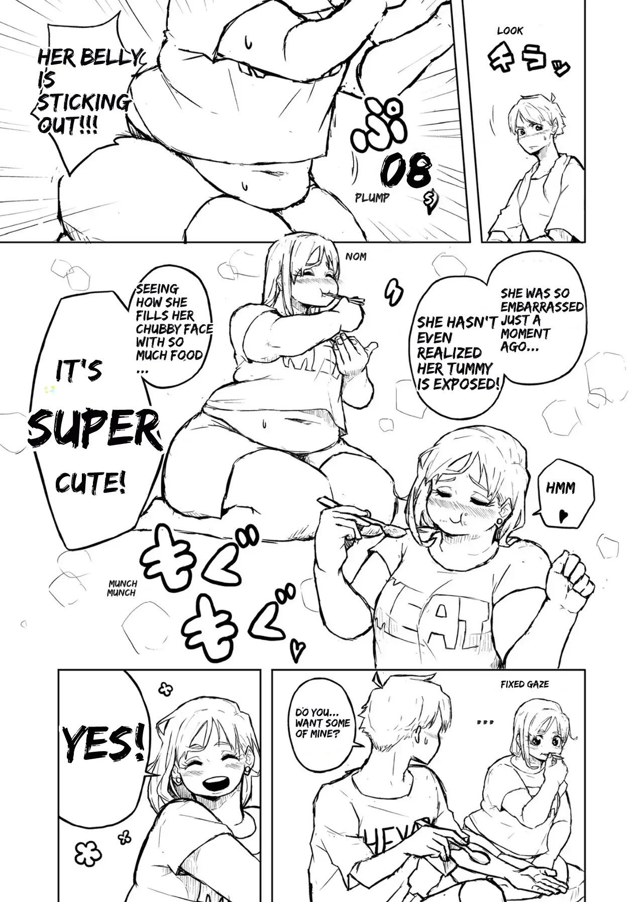 [Pocchari wa sekai o sukuu] Chubby Girlfriend [English Re-Write] - Page 19