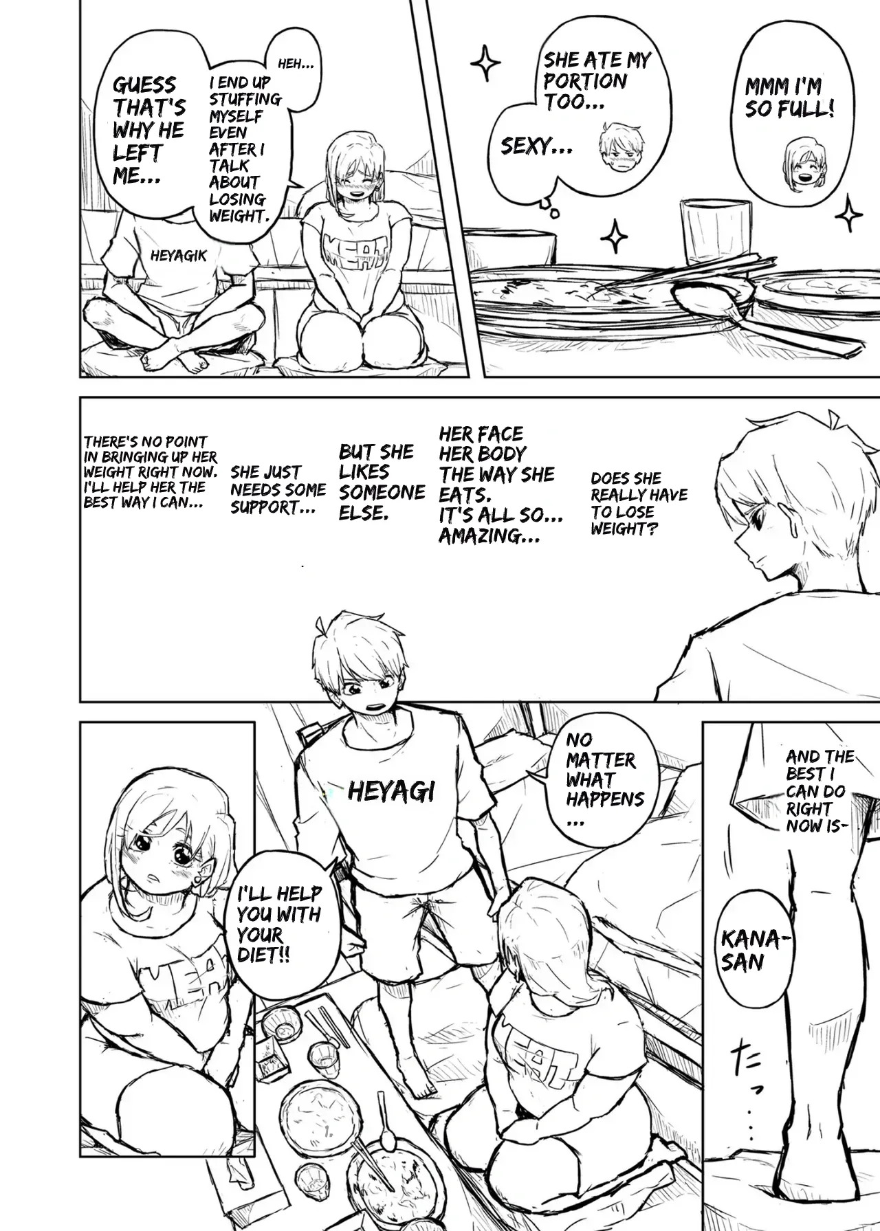 [Pocchari wa sekai o sukuu] Chubby Girlfriend [English Re-Write] - Page 20