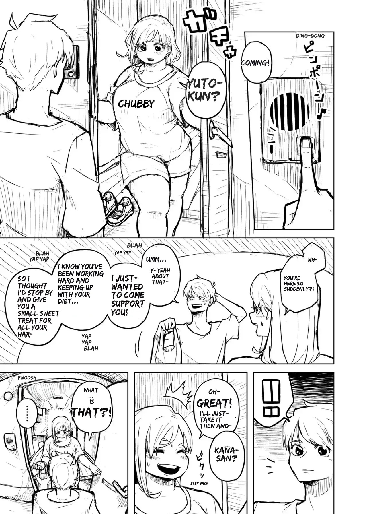 [Pocchari wa sekai o sukuu] Chubby Girlfriend [English Re-Write] - Page 23
