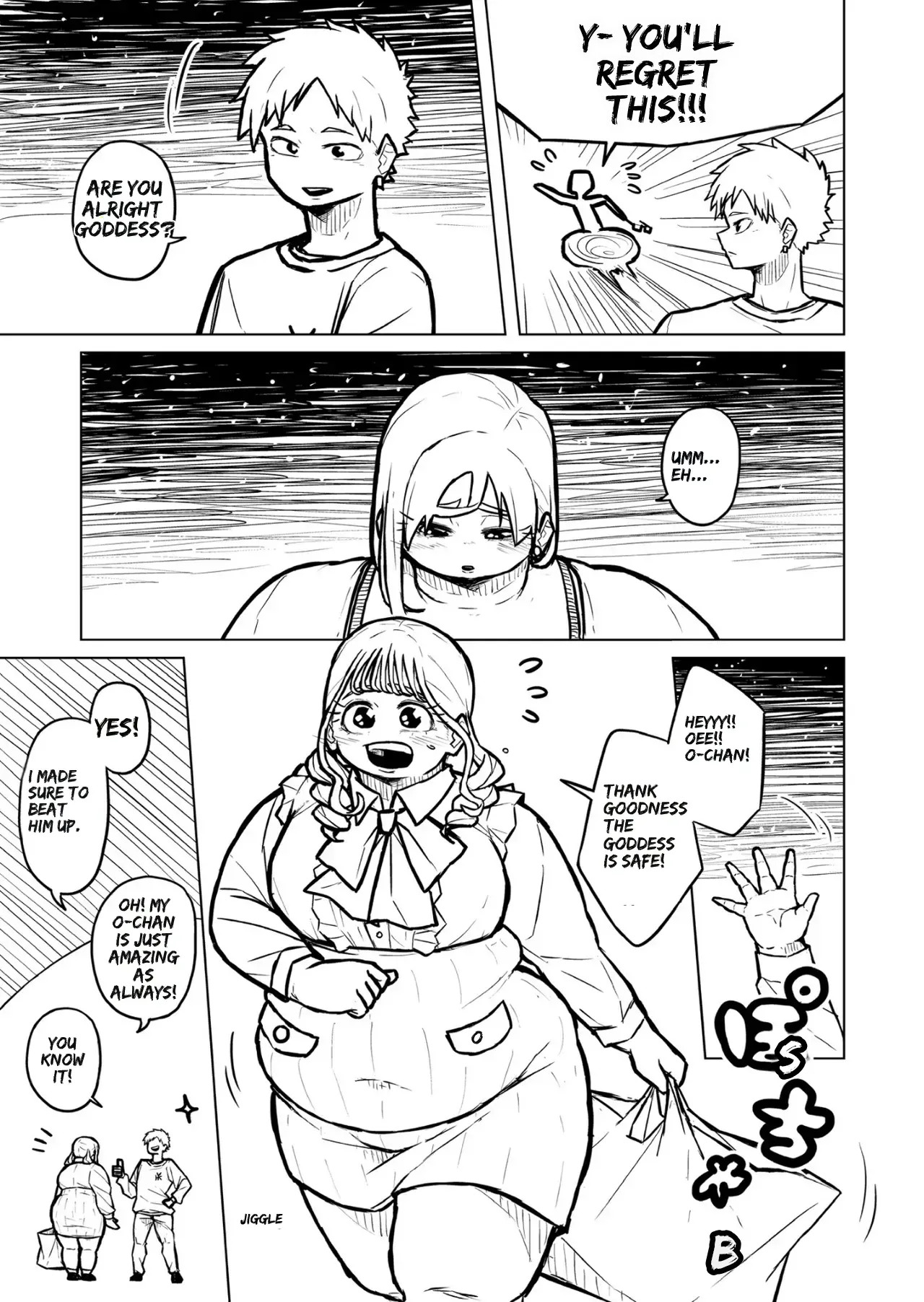 [Pocchari wa sekai o sukuu] Chubby Girlfriend [English Re-Write] - Page 276
