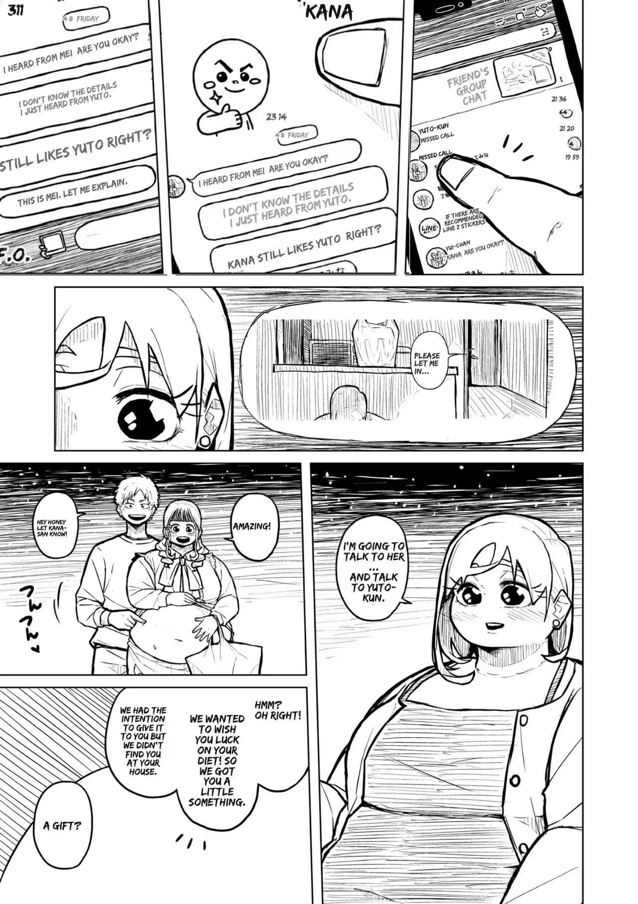 [Pocchari wa sekai o sukuu] Chubby Girlfriend [English Re-Write] - Page 280