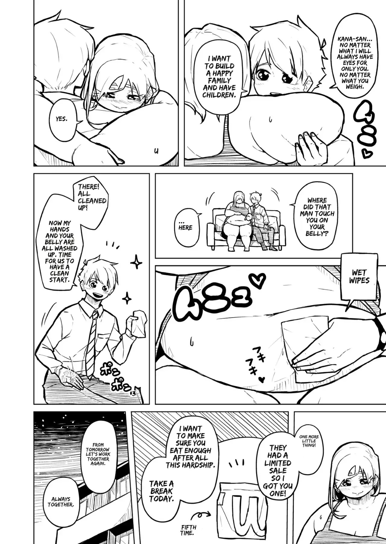 [Pocchari wa sekai o sukuu] Chubby Girlfriend [English Re-Write] - Page 285