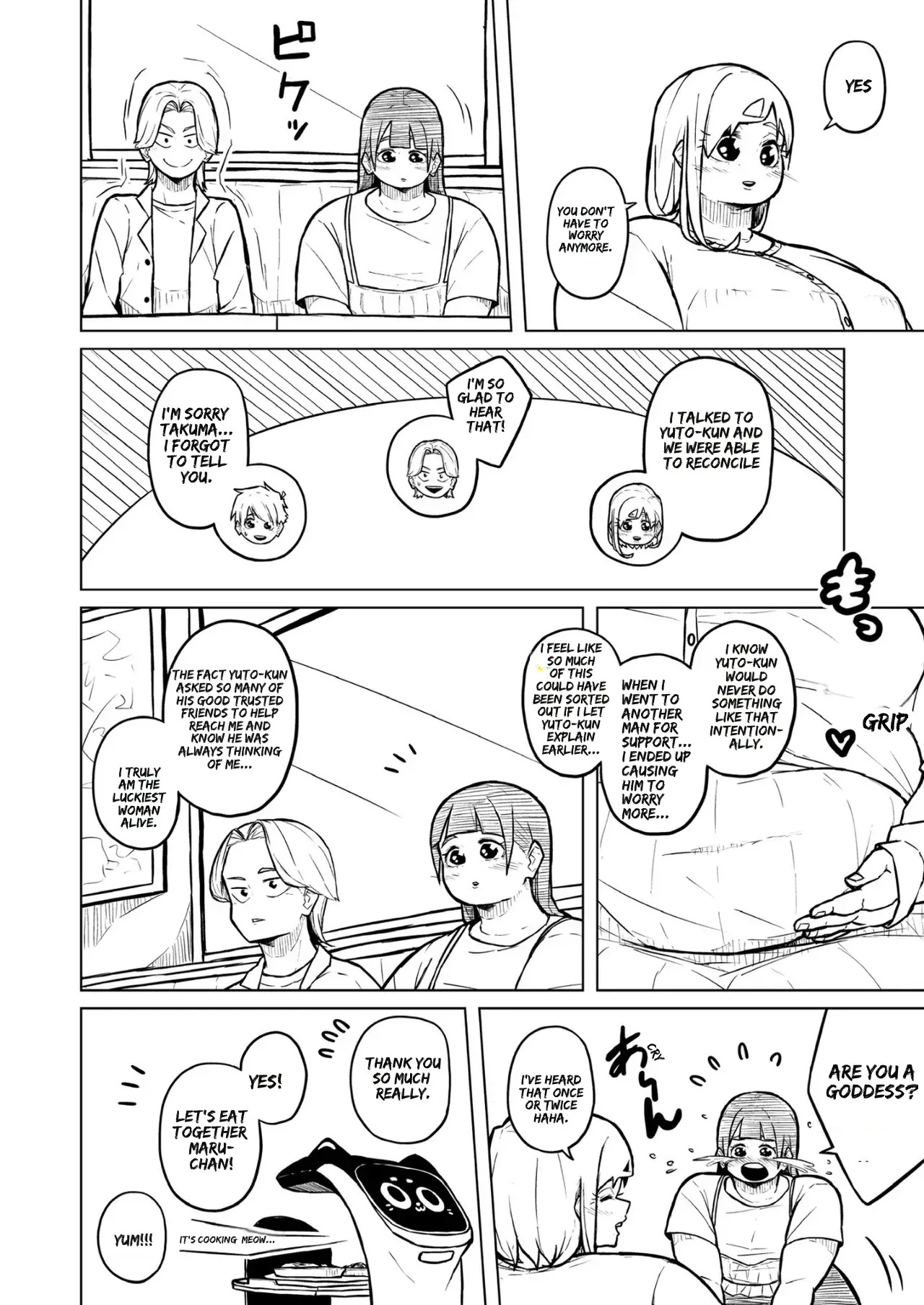 [Pocchari wa sekai o sukuu] Chubby Girlfriend [English Re-Write] - Page 287