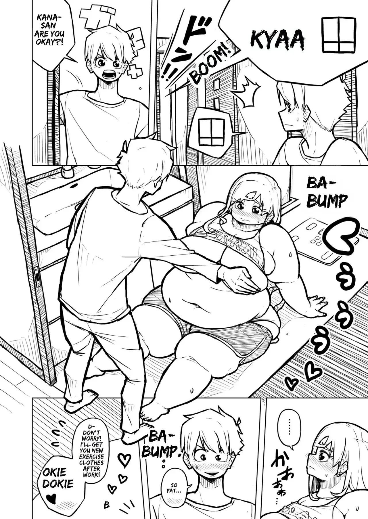 [Pocchari wa sekai o sukuu] Chubby Girlfriend [English Re-Write] - Page 293