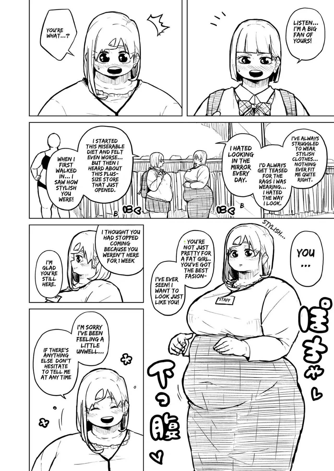 [Pocchari wa sekai o sukuu] Chubby Girlfriend [English Re-Write] - Page 297