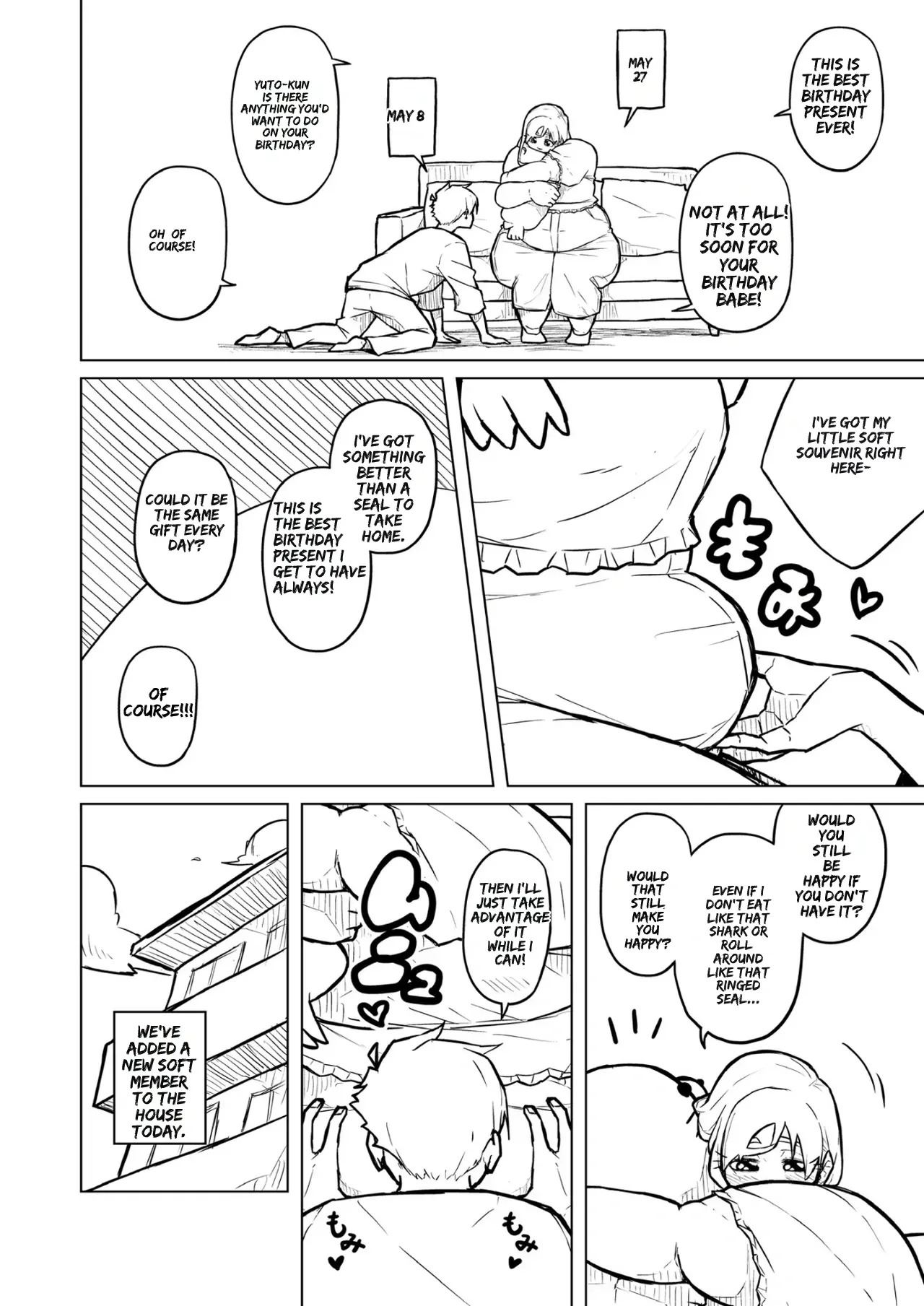 [Pocchari wa sekai o sukuu] Chubby Girlfriend [English Re-Write] - Page 305