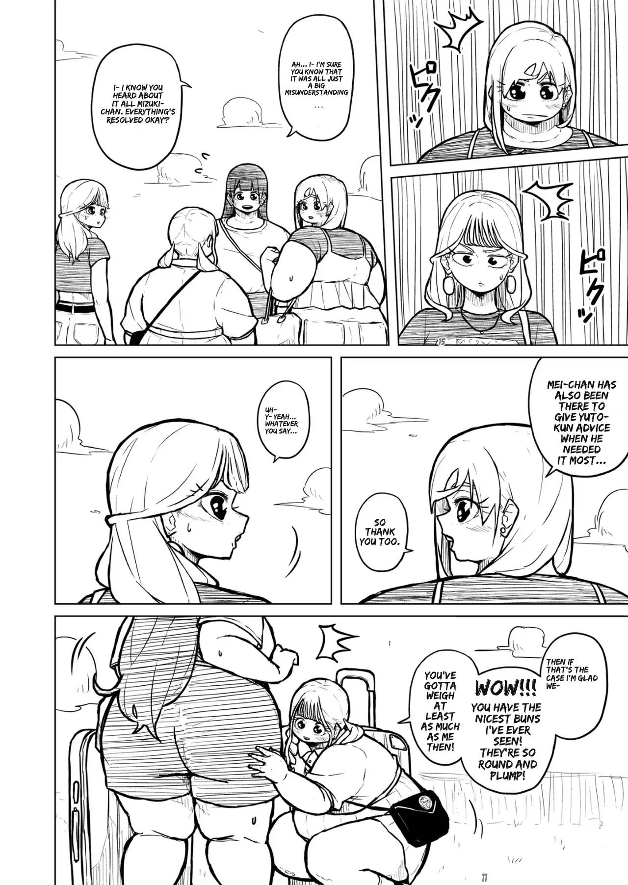 [Pocchari wa sekai o sukuu] Chubby Girlfriend [English Re-Write] - Page 315