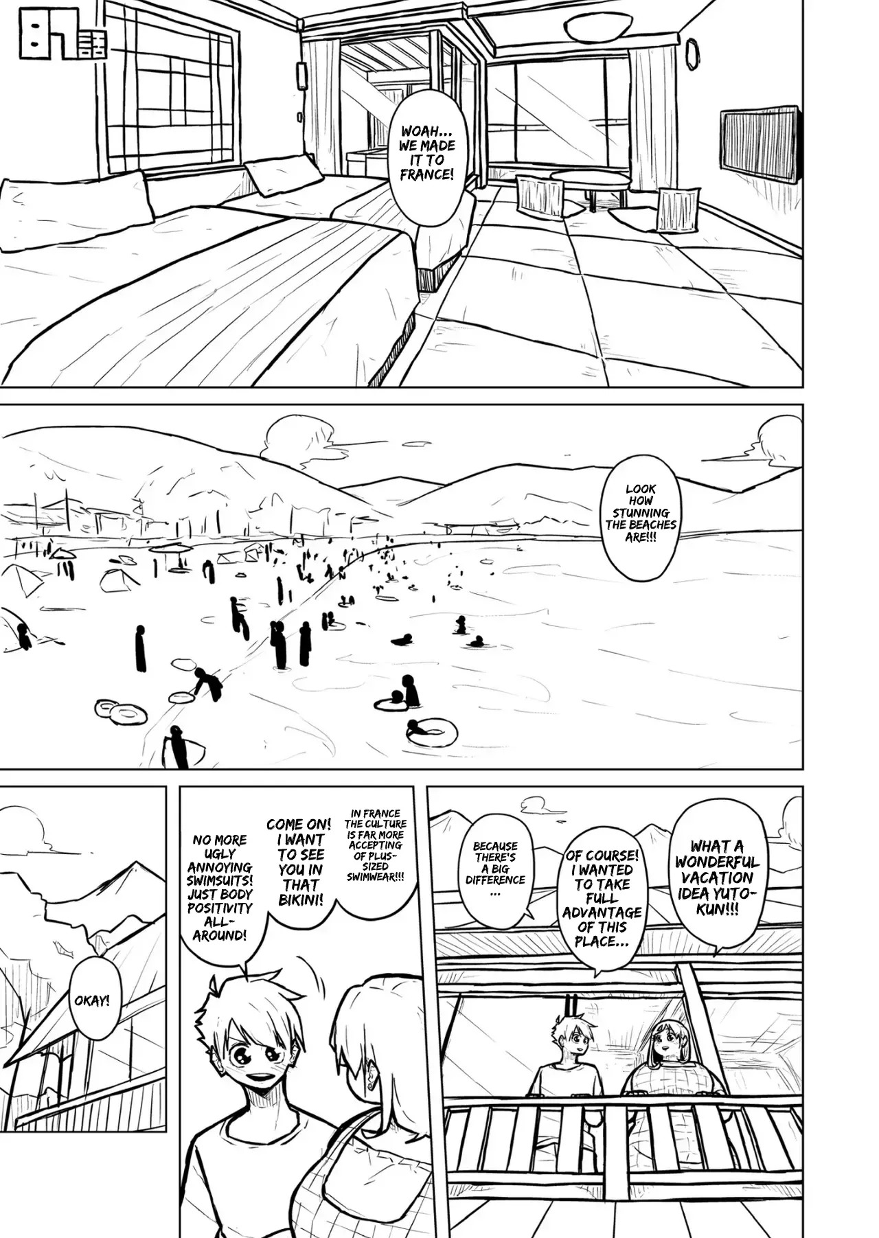 [Pocchari wa sekai o sukuu] Chubby Girlfriend [English Re-Write] - Page 346