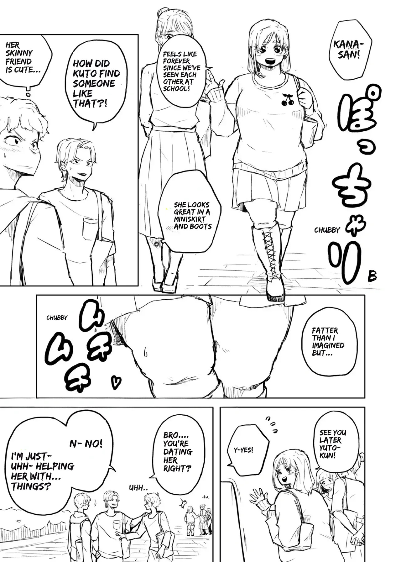 [Pocchari wa sekai o sukuu] Chubby Girlfriend [English Re-Write] - Page 35