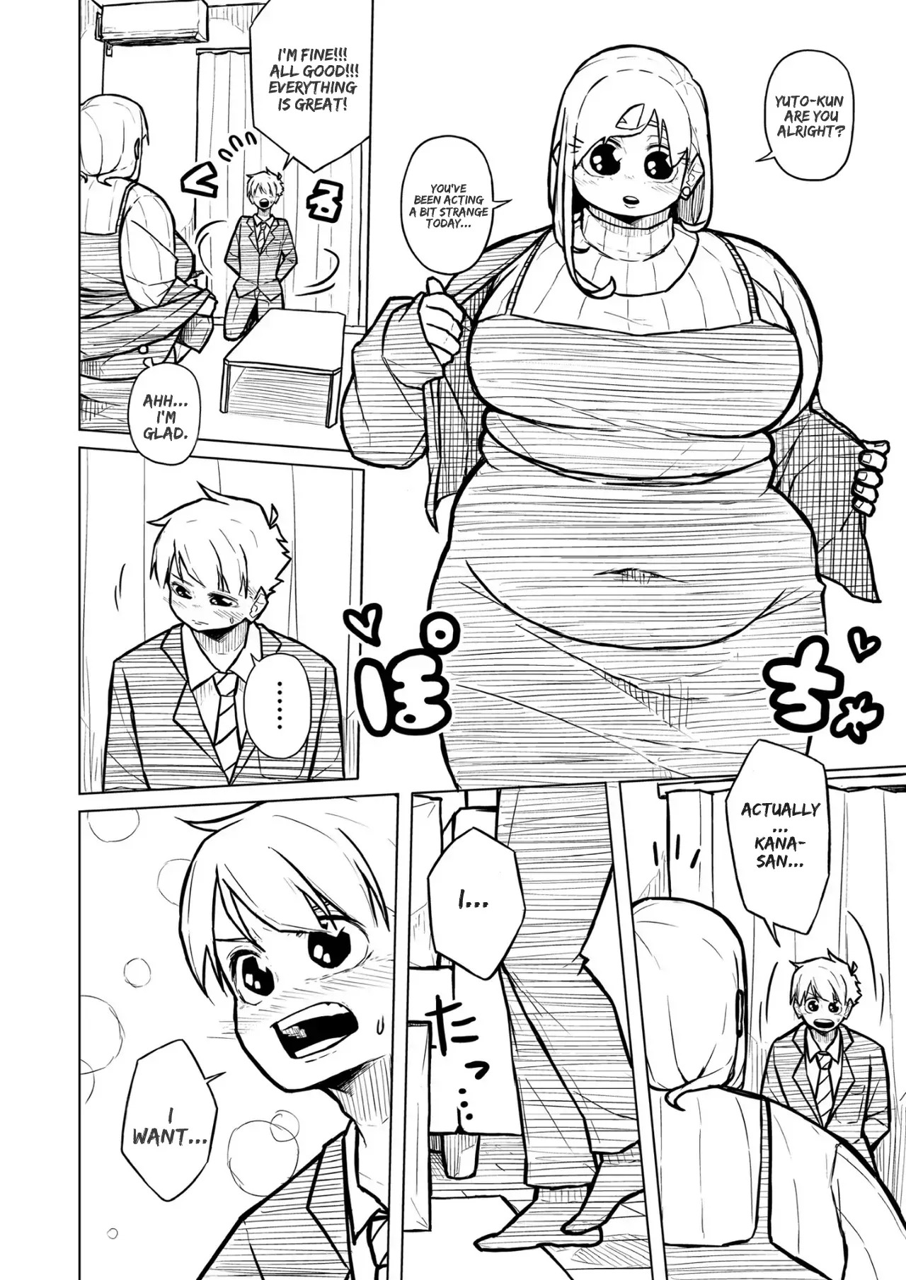 [Pocchari wa sekai o sukuu] Chubby Girlfriend [English Re-Write] - Page 374
