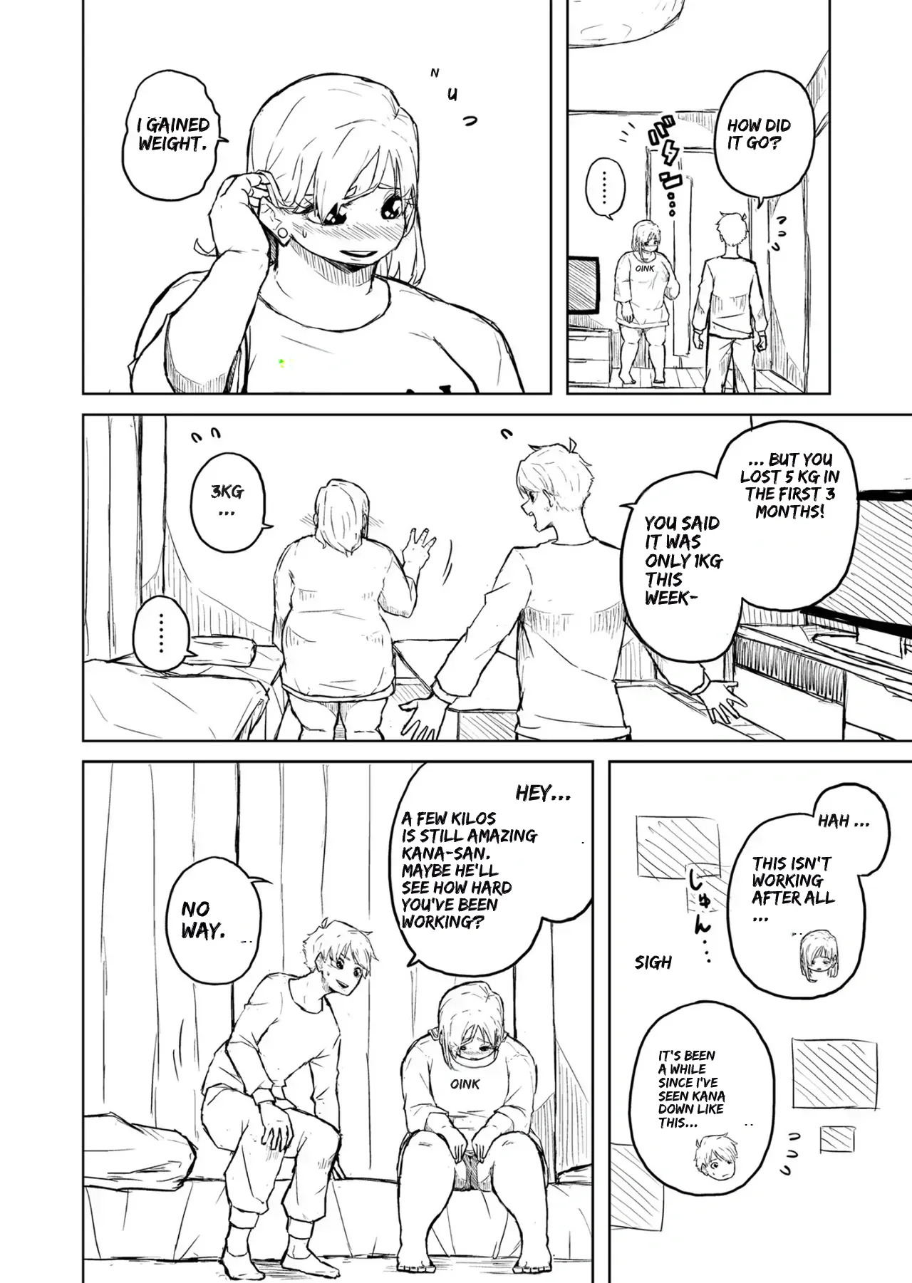 [Pocchari wa sekai o sukuu] Chubby Girlfriend [English Re-Write] - Page 38