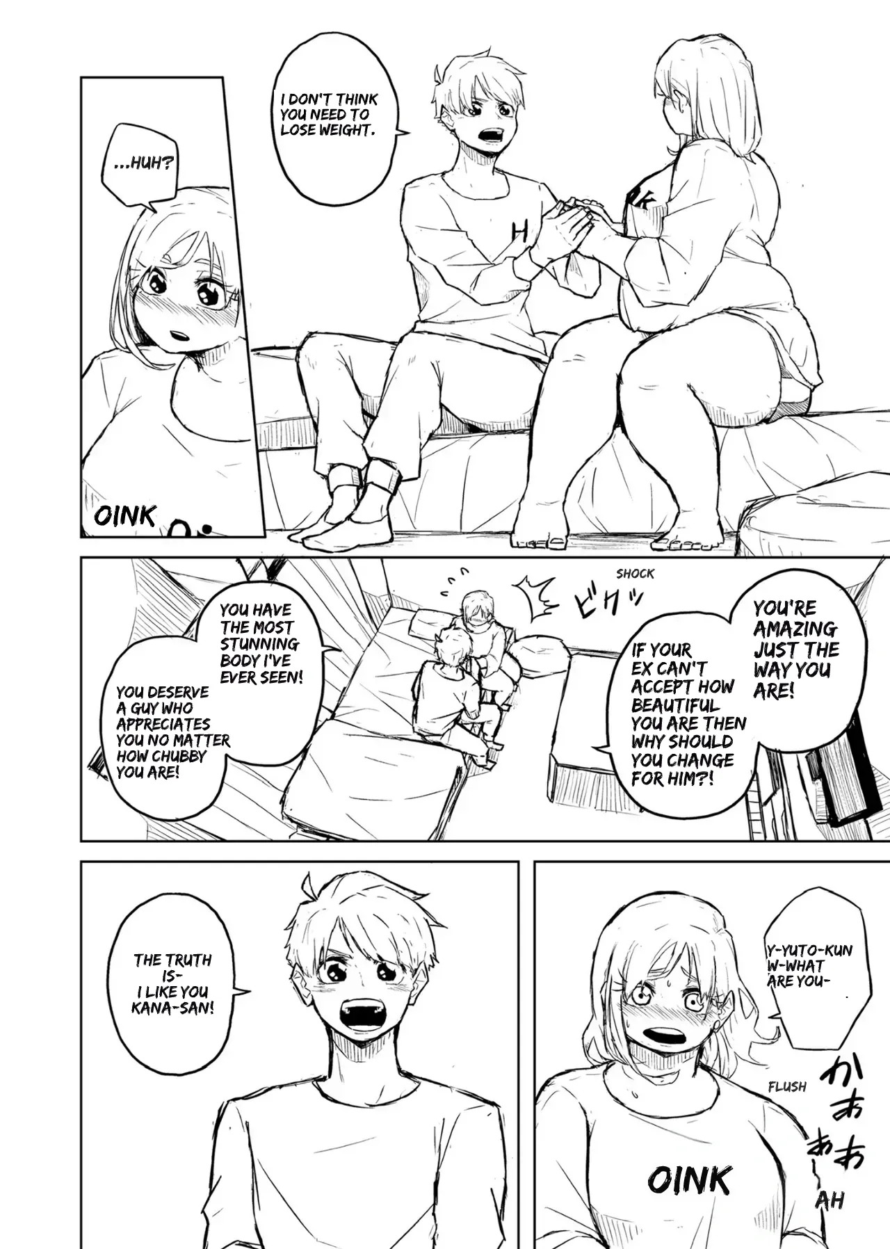 [Pocchari wa sekai o sukuu] Chubby Girlfriend [English Re-Write] - Page 40