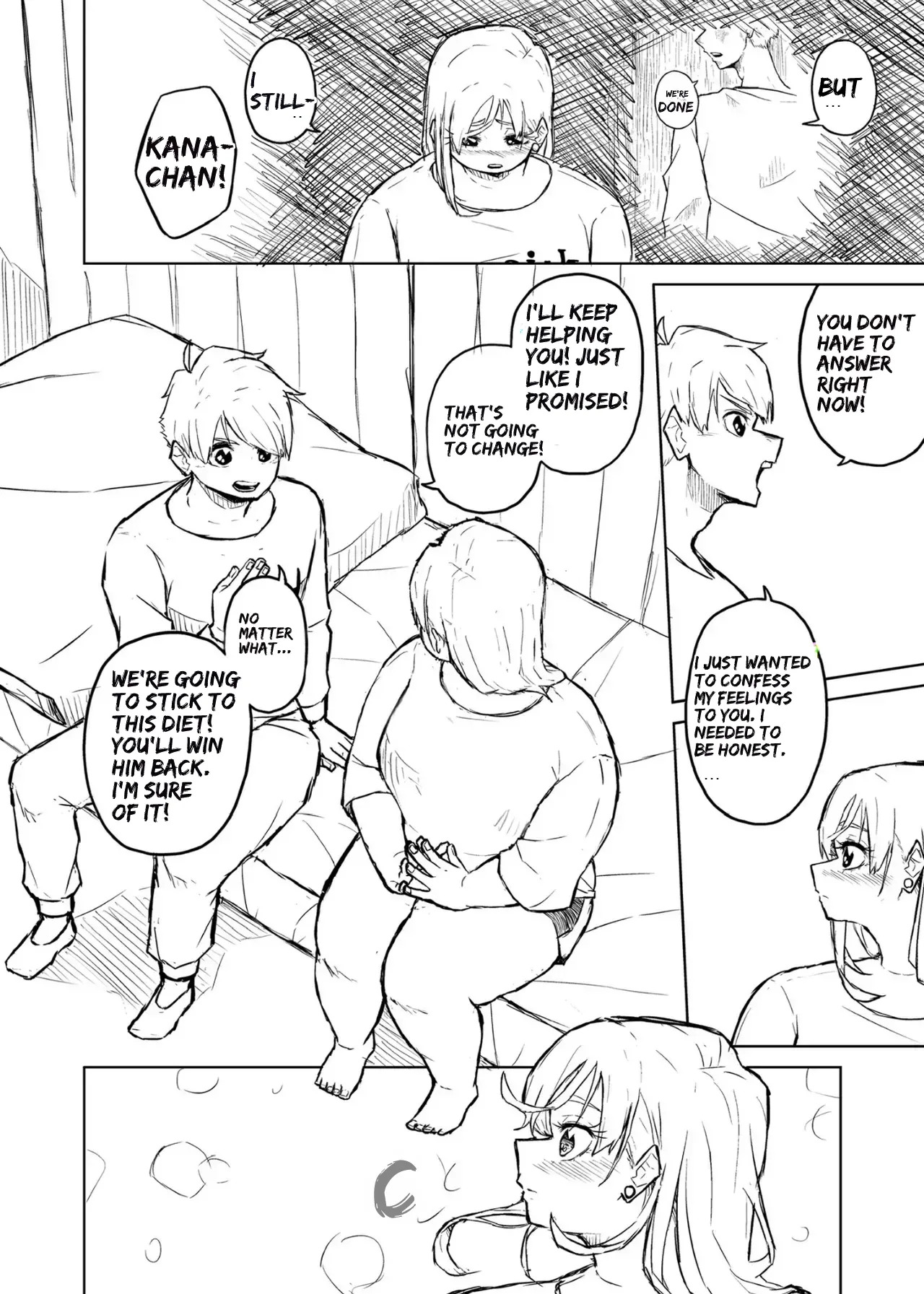 [Pocchari wa sekai o sukuu] Chubby Girlfriend [English Re-Write] - Page 42