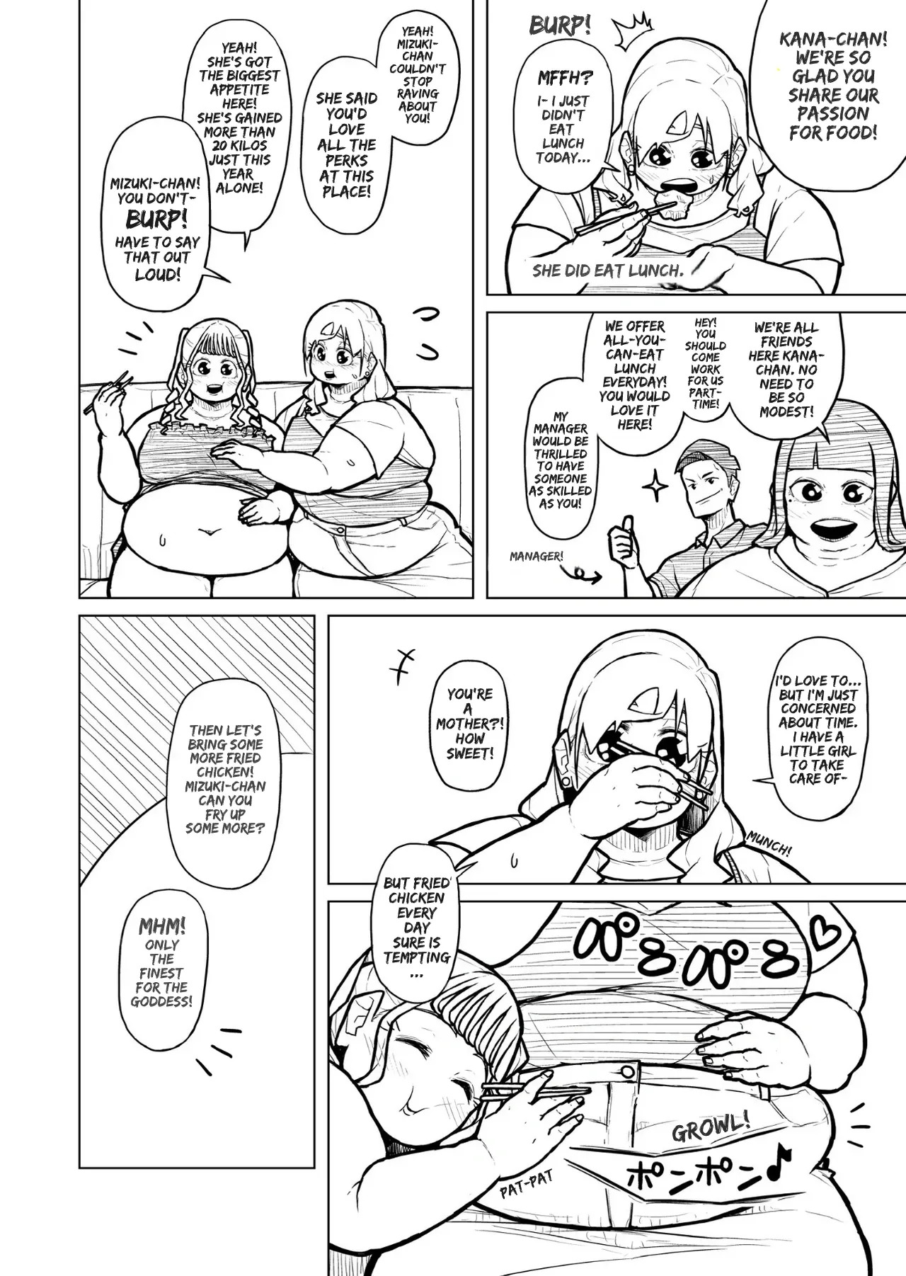 [Pocchari wa sekai o sukuu] Chubby Girlfriend [English Re-Write] - Page 436