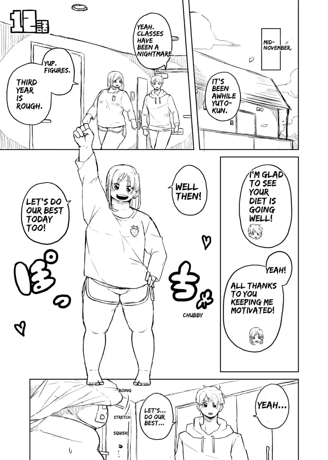 [Pocchari wa sekai o sukuu] Chubby Girlfriend [English Re-Write] - Page 45