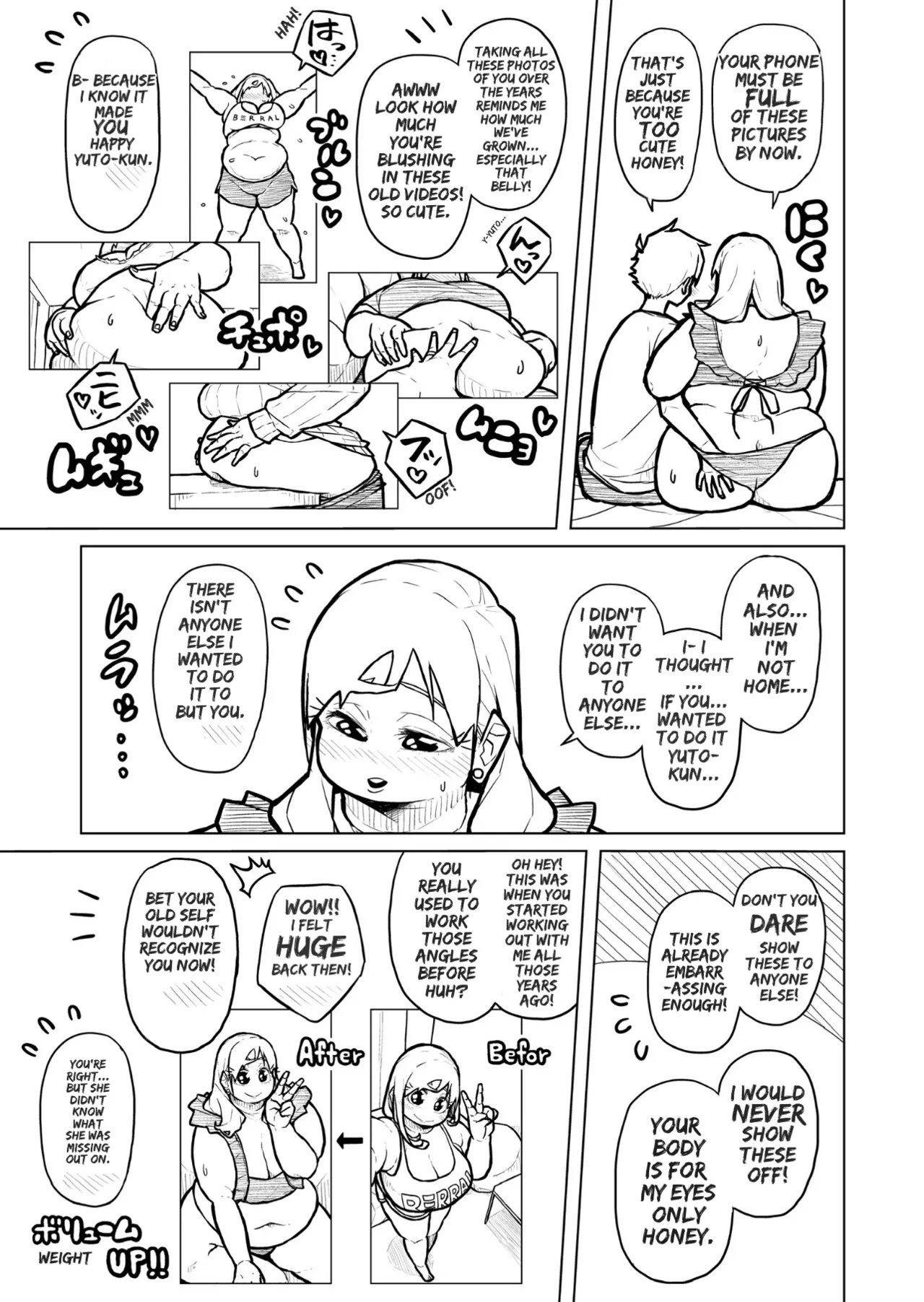 [Pocchari wa sekai o sukuu] Chubby Girlfriend [English Re-Write] - Page 459