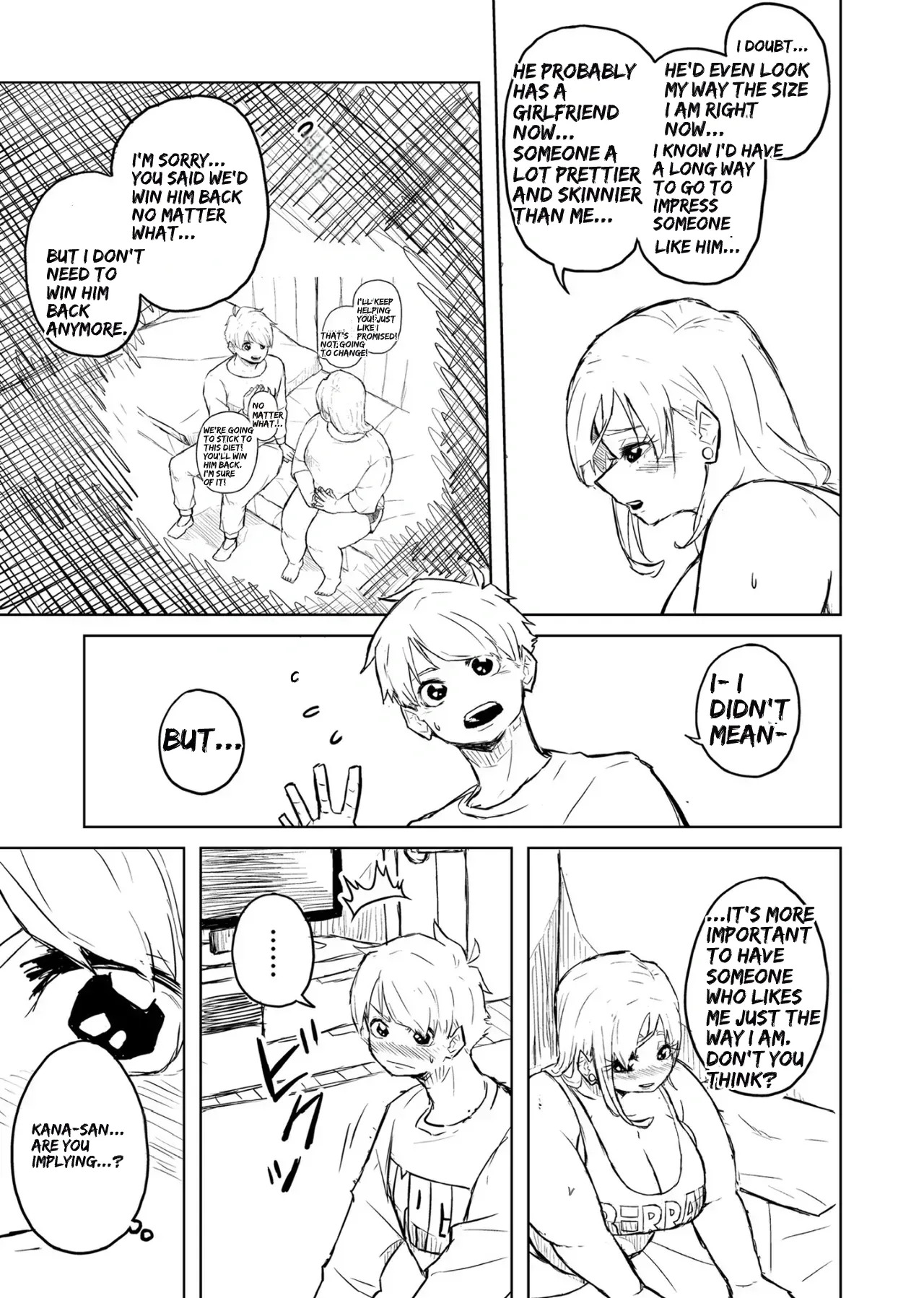 [Pocchari wa sekai o sukuu] Chubby Girlfriend [English Re-Write] - Page 51