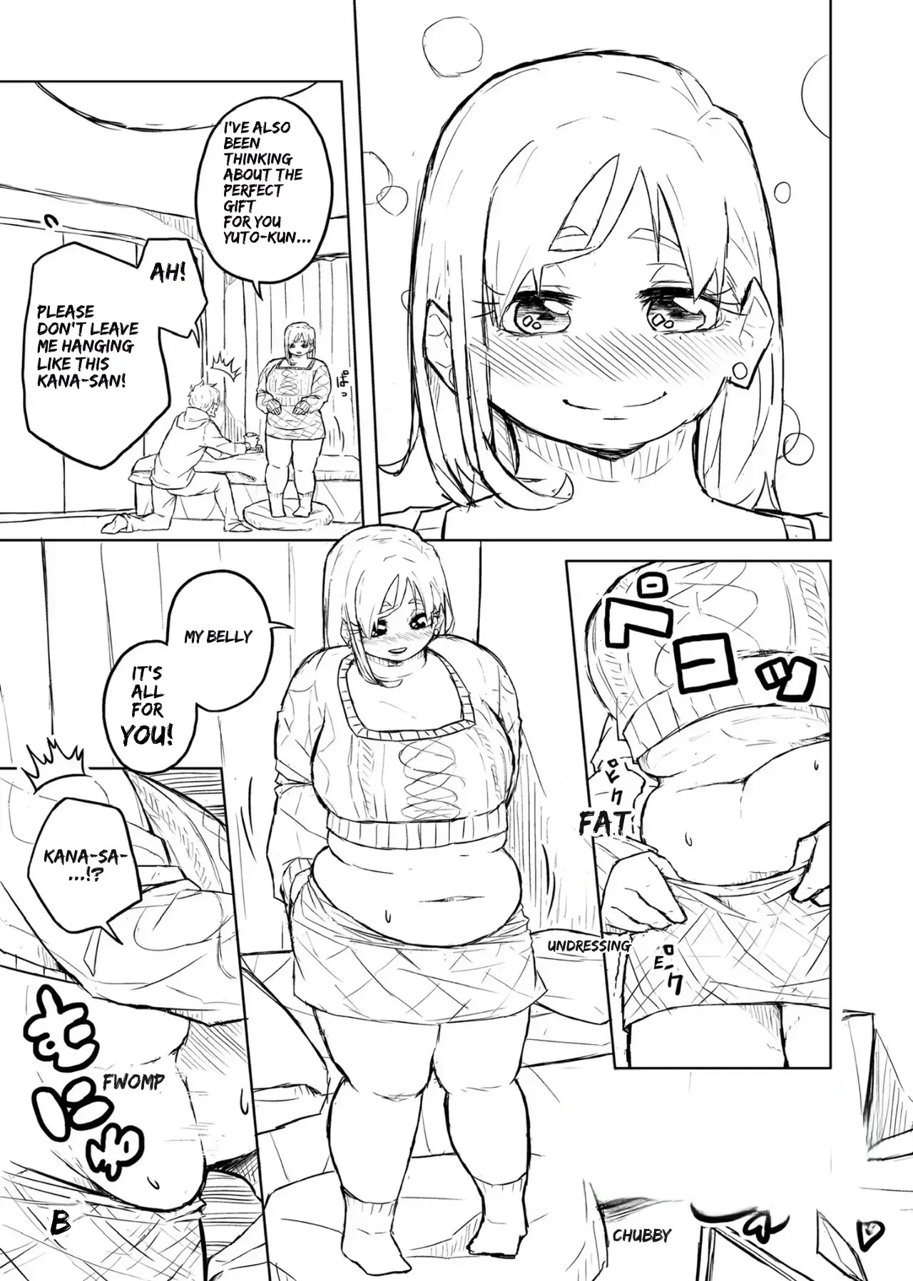[Pocchari wa sekai o sukuu] Chubby Girlfriend [English Re-Write] - Page 63