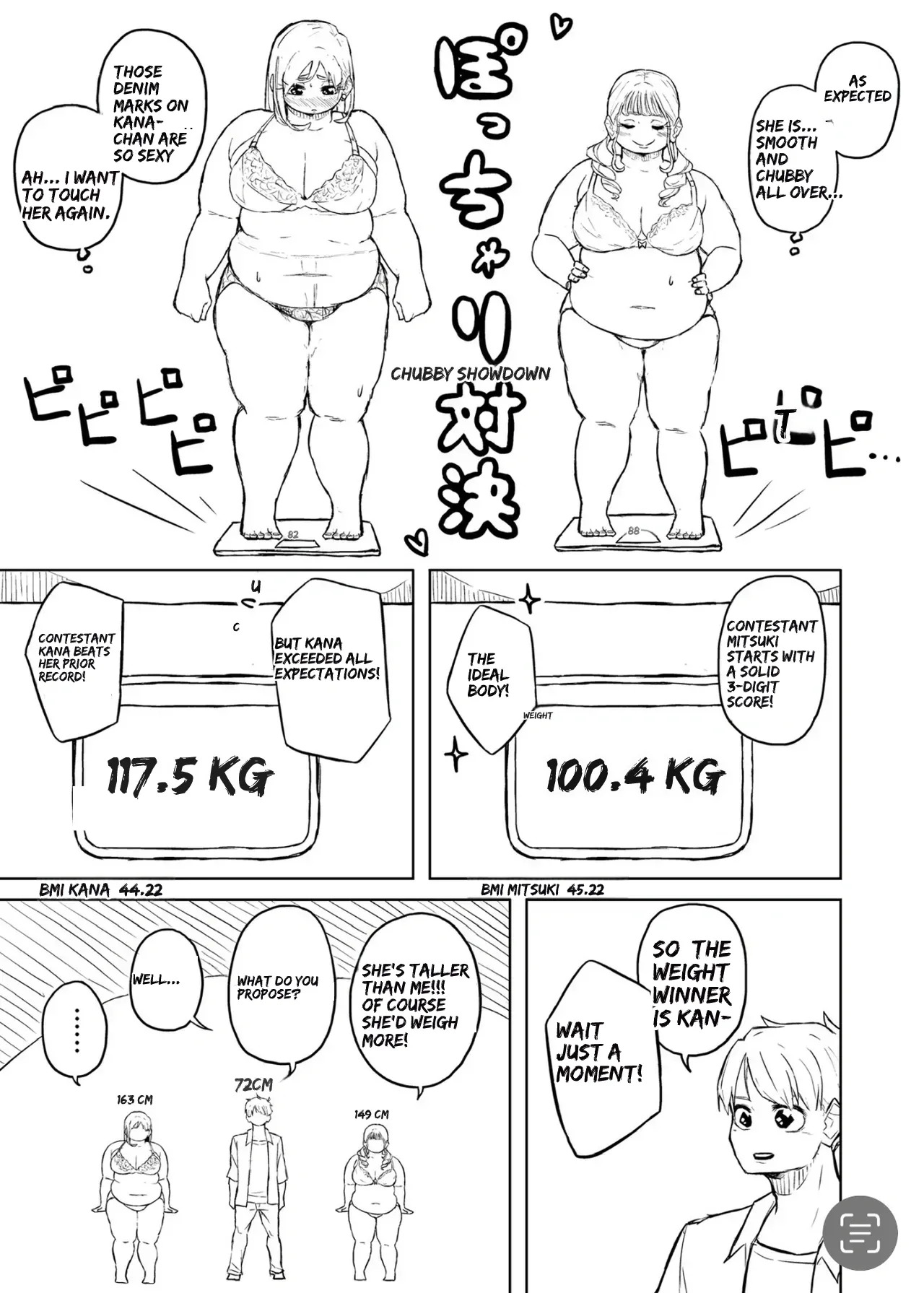 [Pocchari wa sekai o sukuu] Chubby Girlfriend [English Re-Write] - Page 95