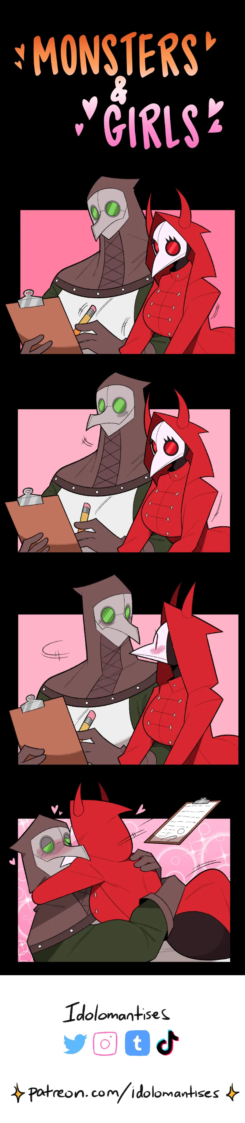 [Idolomantises (Mothmilfs)] Plague Doctors' Edition (Monsters and Girls/The Lover's Inferno) - Page 111