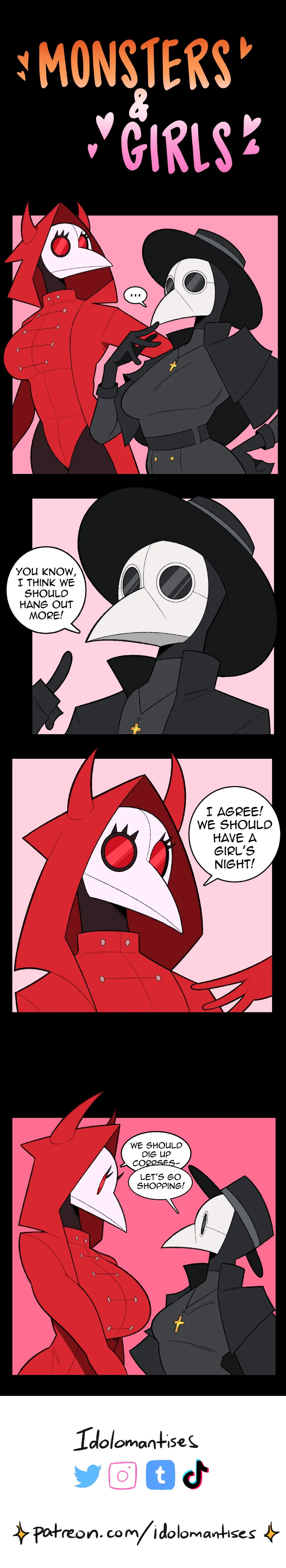 [Idolomantises (Mothmilfs)] Plague Doctors' Edition (Monsters and Girls/The Lover's Inferno) - Page 112