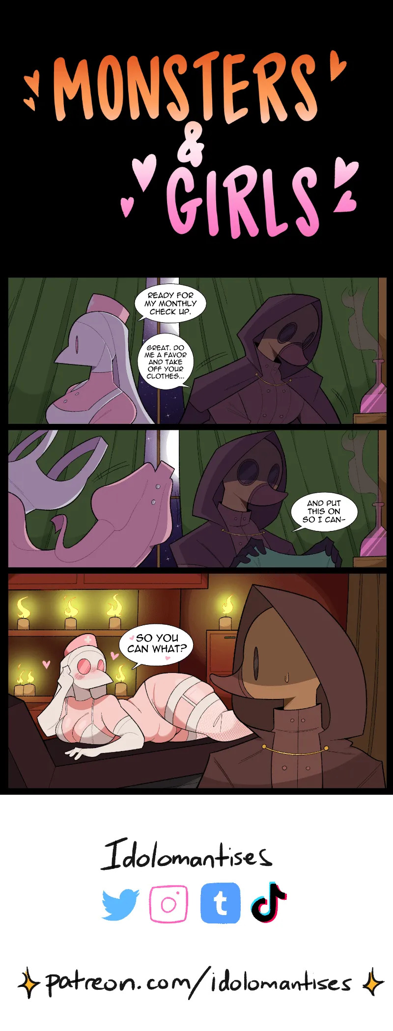 [Idolomantises (Mothmilfs)] Plague Doctors' Edition (Monsters and Girls/The Lover's Inferno) - Page 113