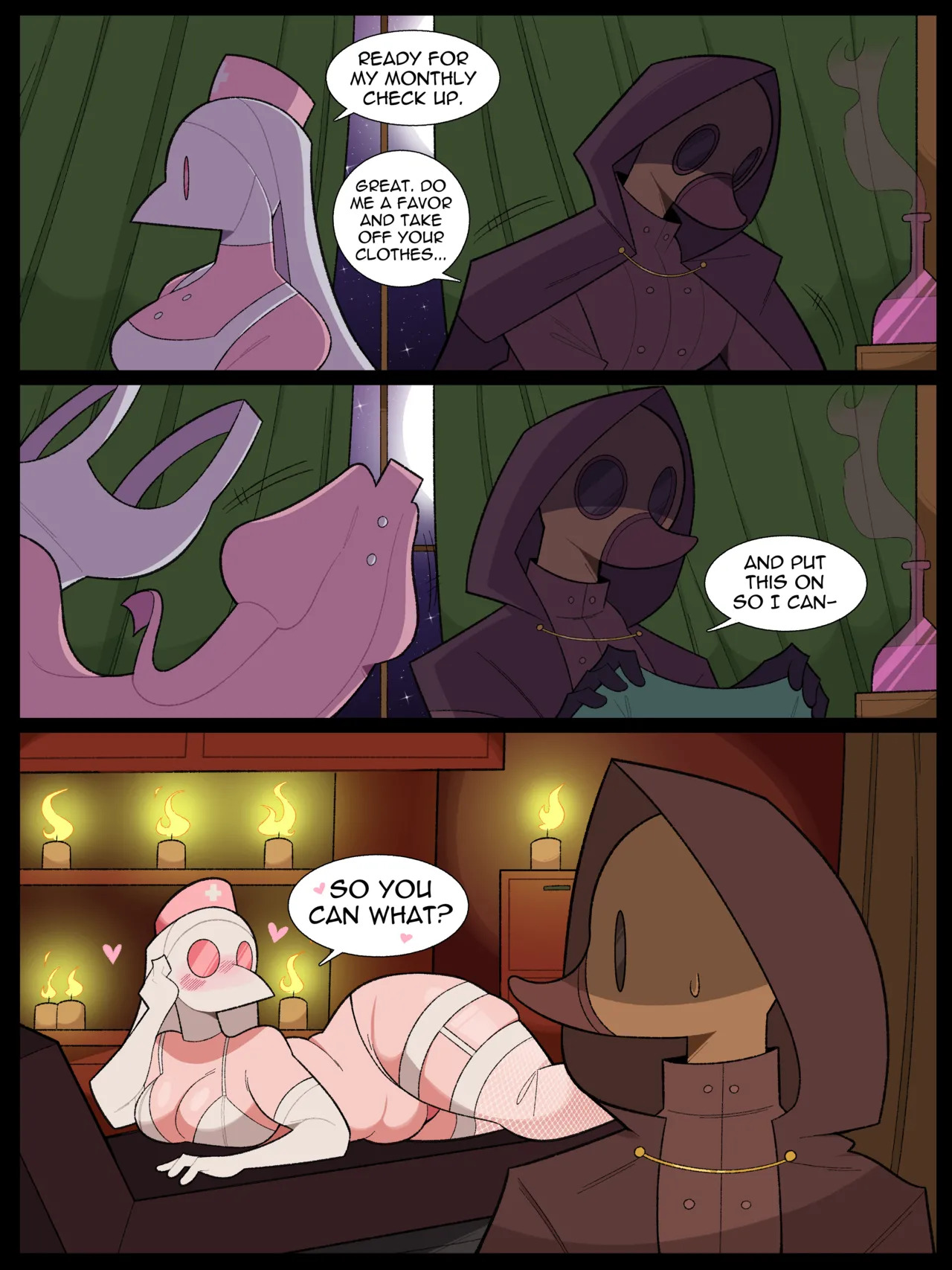 [Idolomantises (Mothmilfs)] Plague Doctors' Edition (Monsters and Girls/The Lover's Inferno) - Page 58