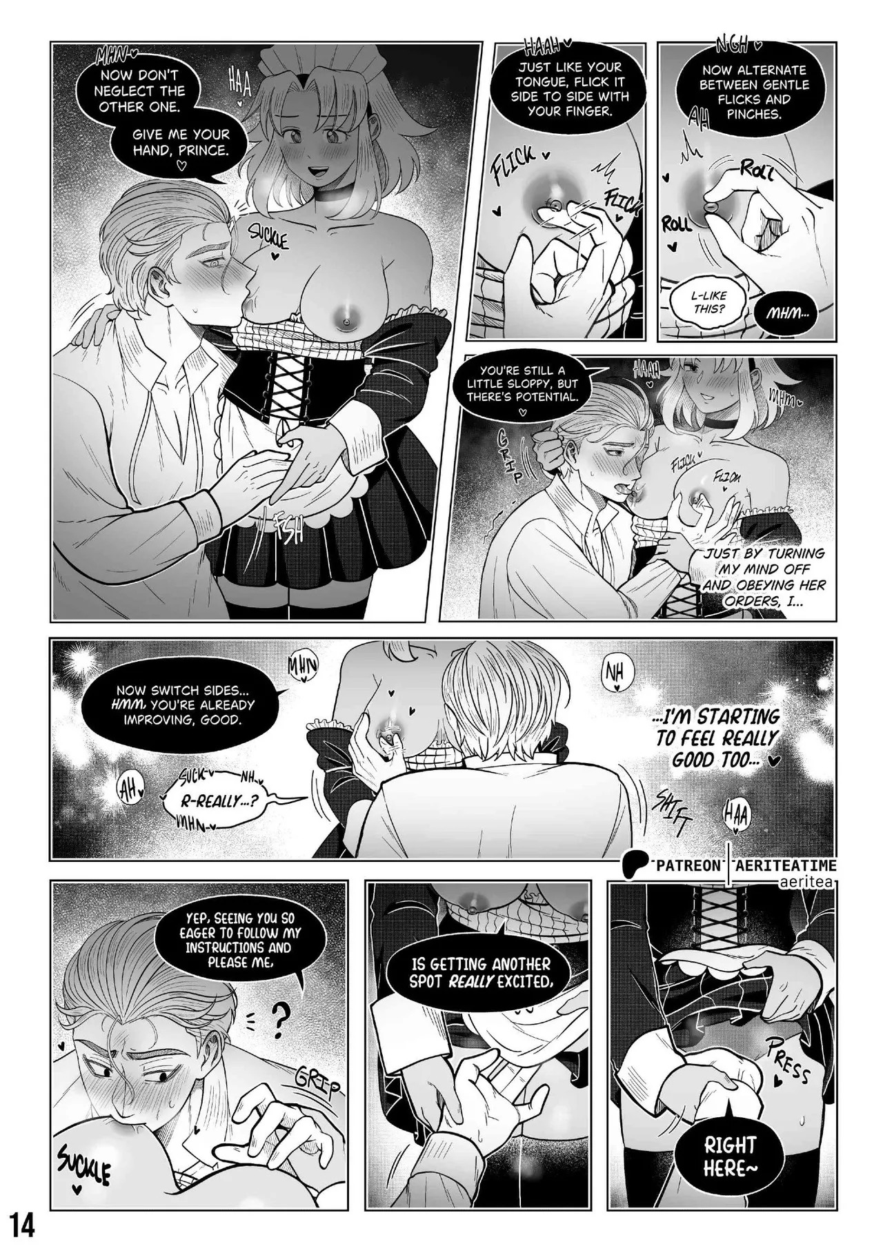 [aeritea] Otome Isekai: The Incompetent Competent Prince Wants to Service the Maid From Another World?! - Page 14