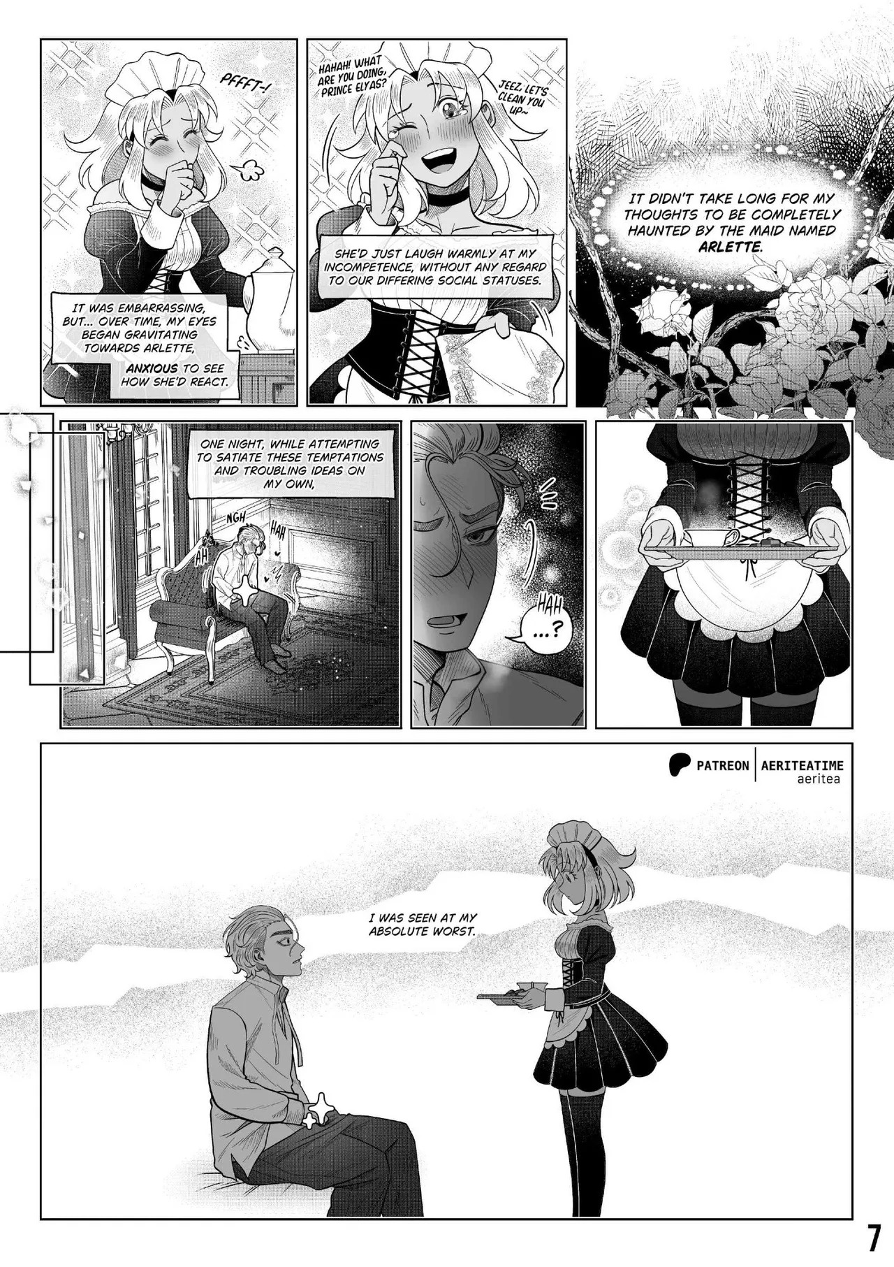 [aeritea] Otome Isekai: The Incompetent Competent Prince Wants to Service the Maid From Another World?! - Page 7