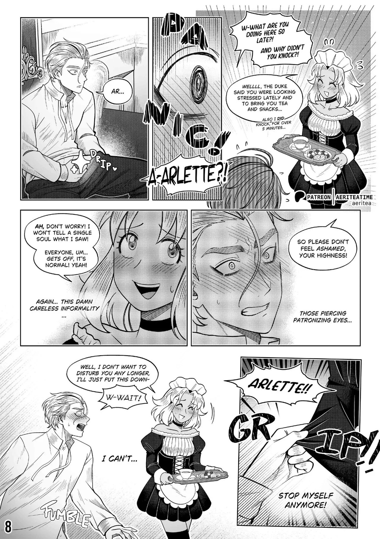[aeritea] Otome Isekai: The Incompetent Competent Prince Wants to Service the Maid From Another World?! - Page 8