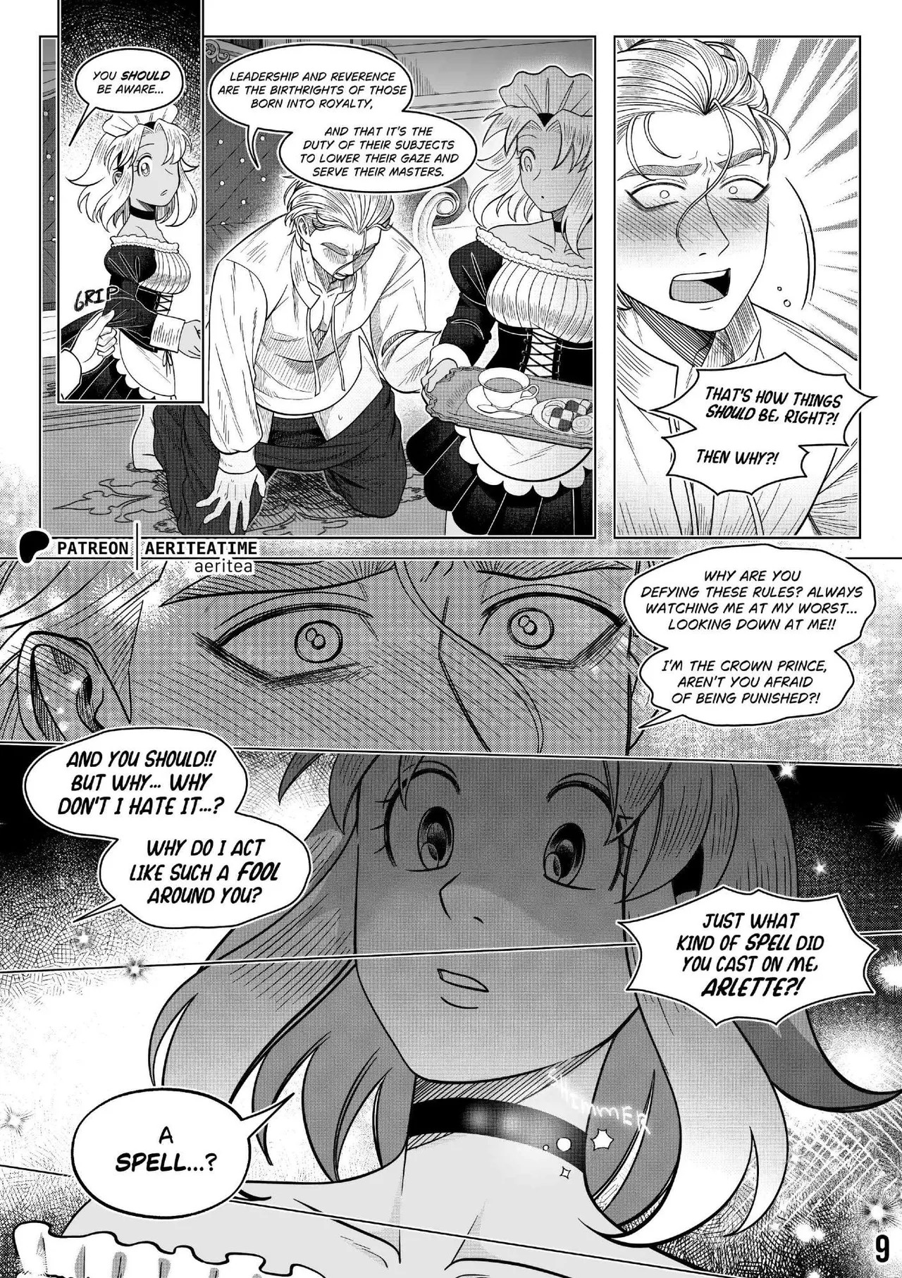 [aeritea] Otome Isekai: The Incompetent Competent Prince Wants to Service the Maid From Another World?! - Page 9