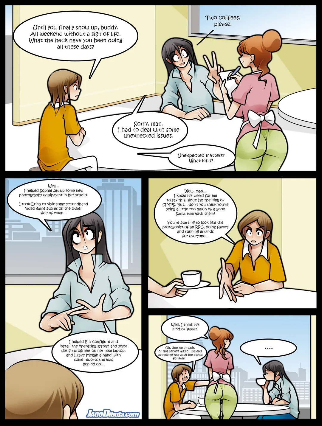 (Jagodibuja) Living With HipsterGirl and GamerGirl Web-Comic, Chapter 2 [English] - Page 1