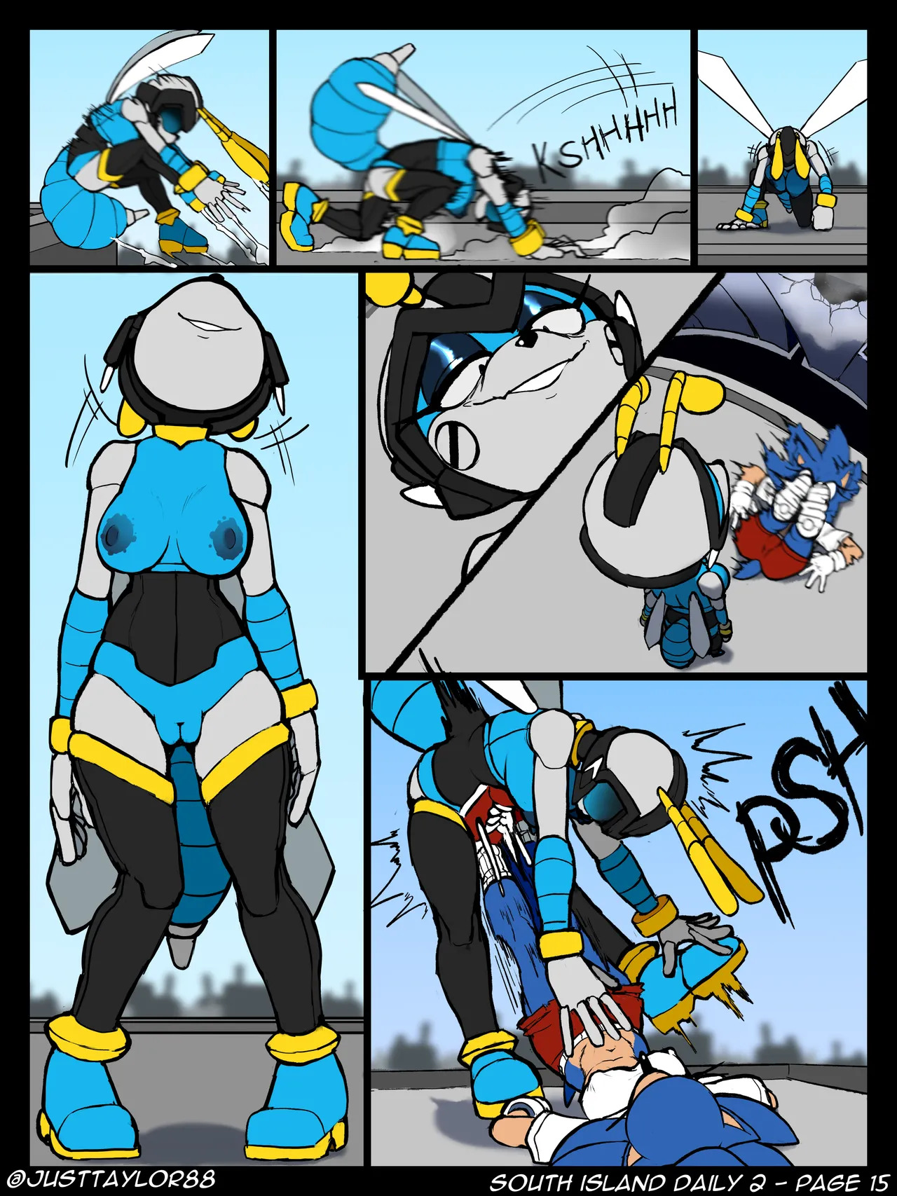 [JustTaylor (Natethecat24/TaylorTheFox24)] South Island Daily 2 (Ongoing) - Page 16