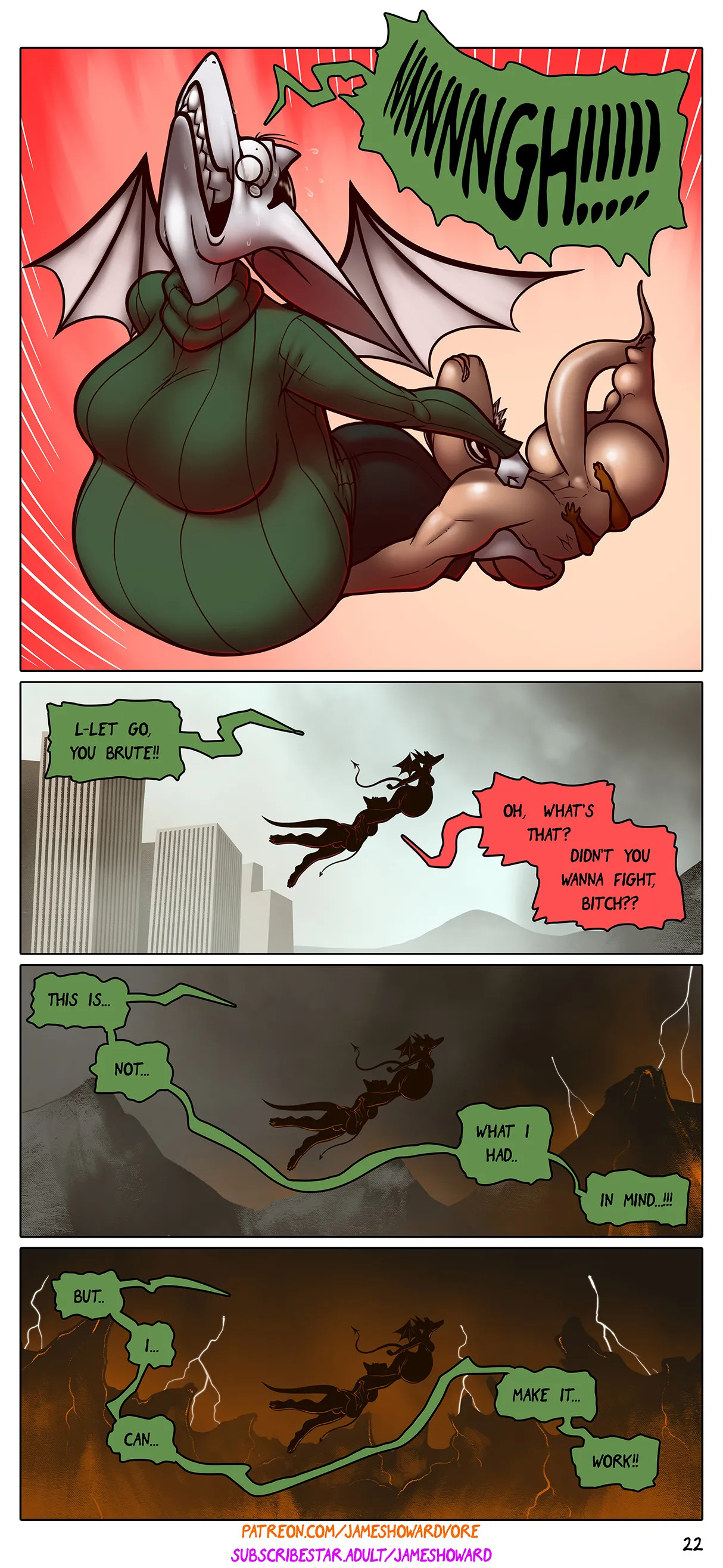 [James Howard] Vore Story- Chapter 8: Mommy Issues 2(WIP) - Page 22