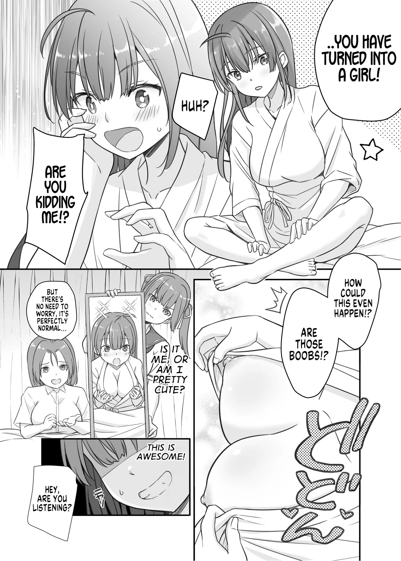 [Naruchikukai (Naruchiku)] Teihen no Boku ga TS tta node Dosukebe Sex o Yattemita | The Loser Me Got Turned Into a Girl, so I Tried Having Degenerate Sex [English] [GTF] [Digital] - Page 4